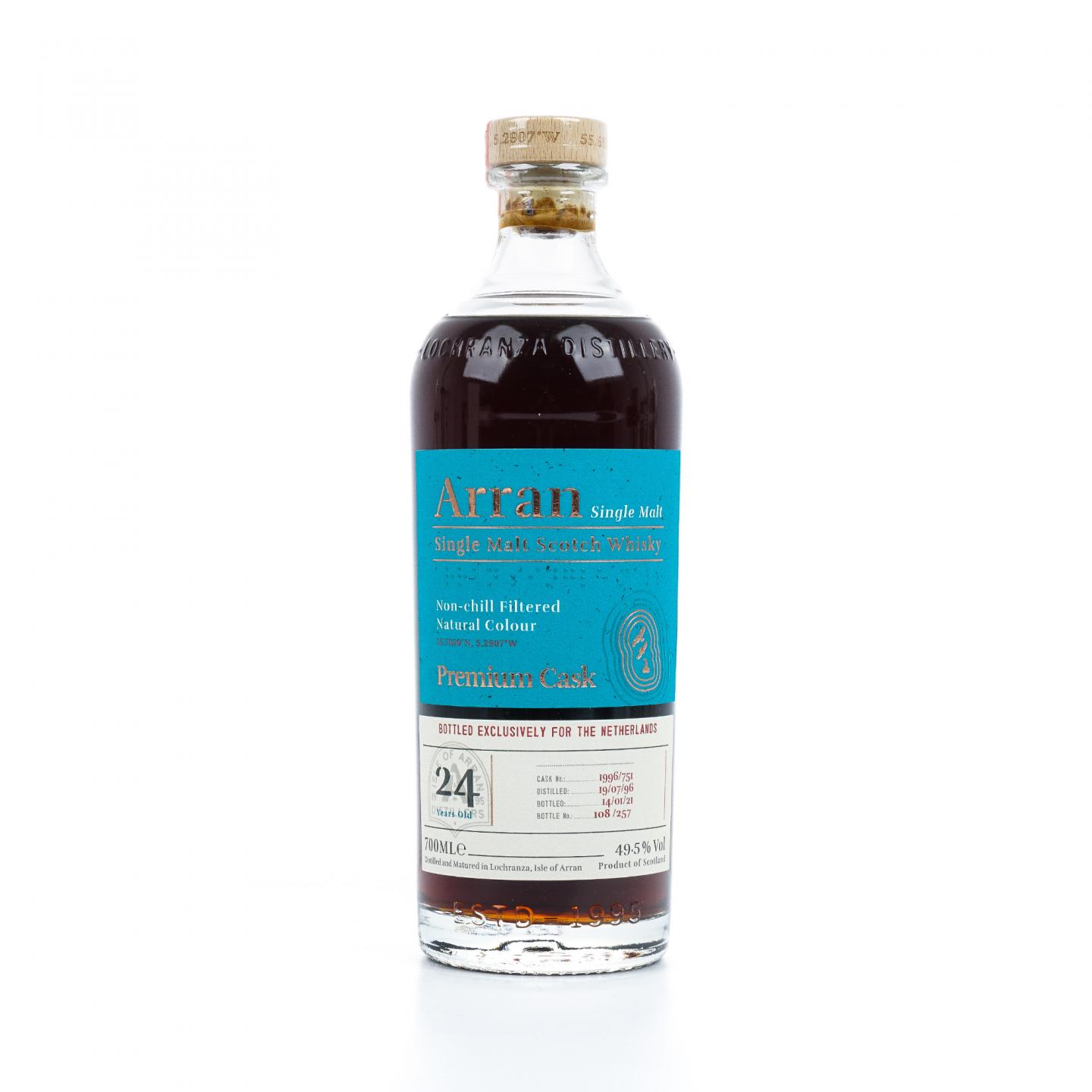 Arran 艾伦 24年 1996-2021 雪莉桶#1996/751