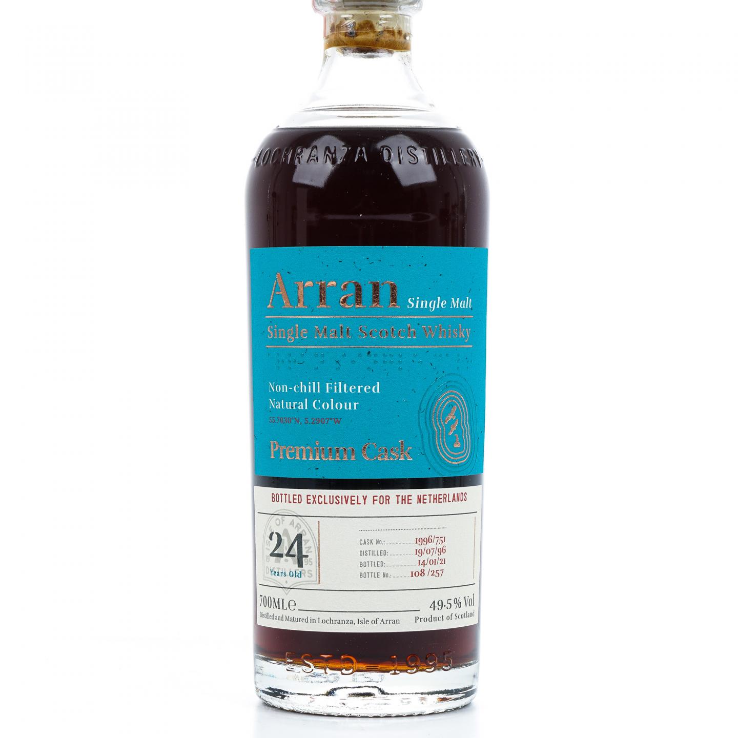 Arran 艾伦 24年 1996-2021 雪莉桶#1996/751