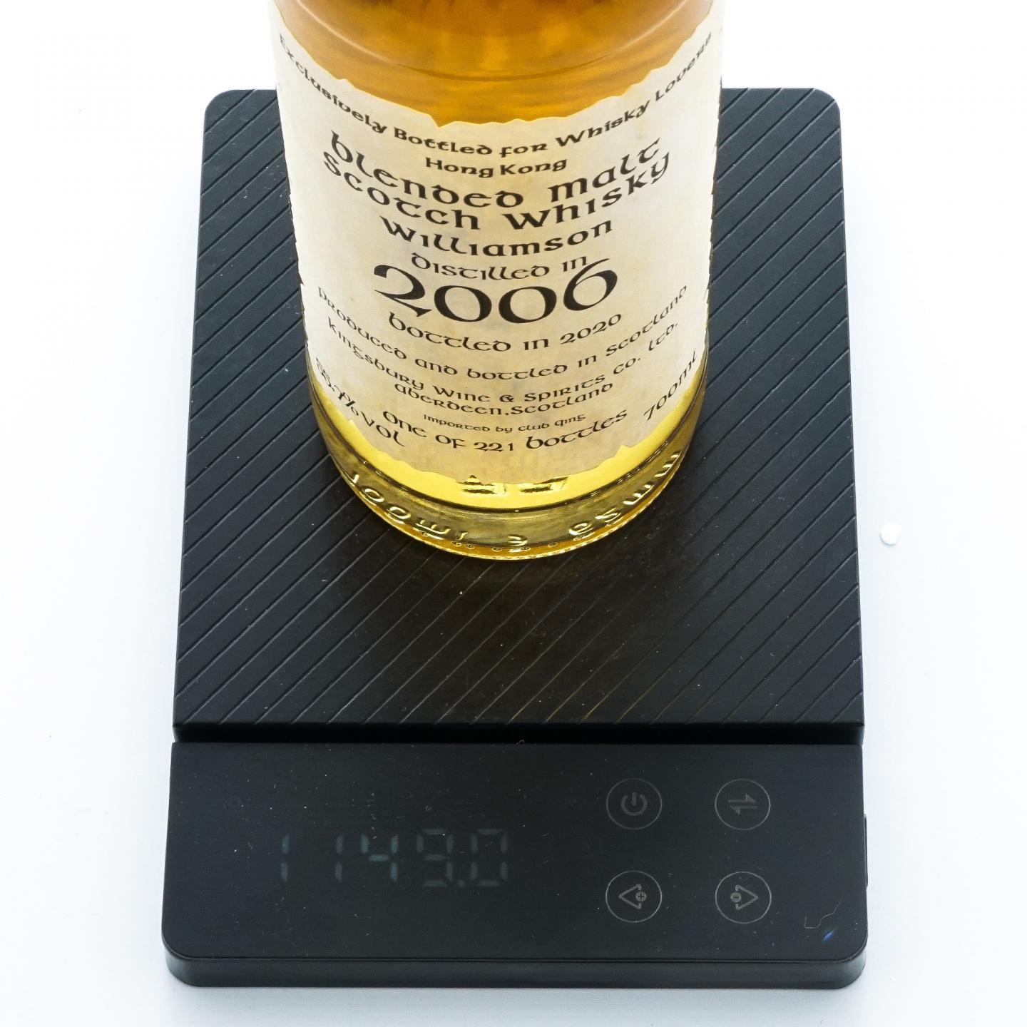 Williamson 14年 2006-2020 桶号#800219