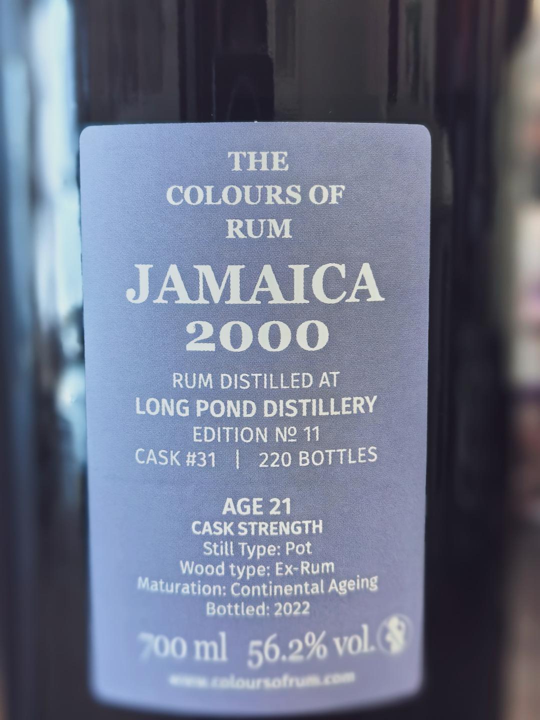 Long Pond 21年 2000-2022 朗姆酒Edition No.11 单桶桶强