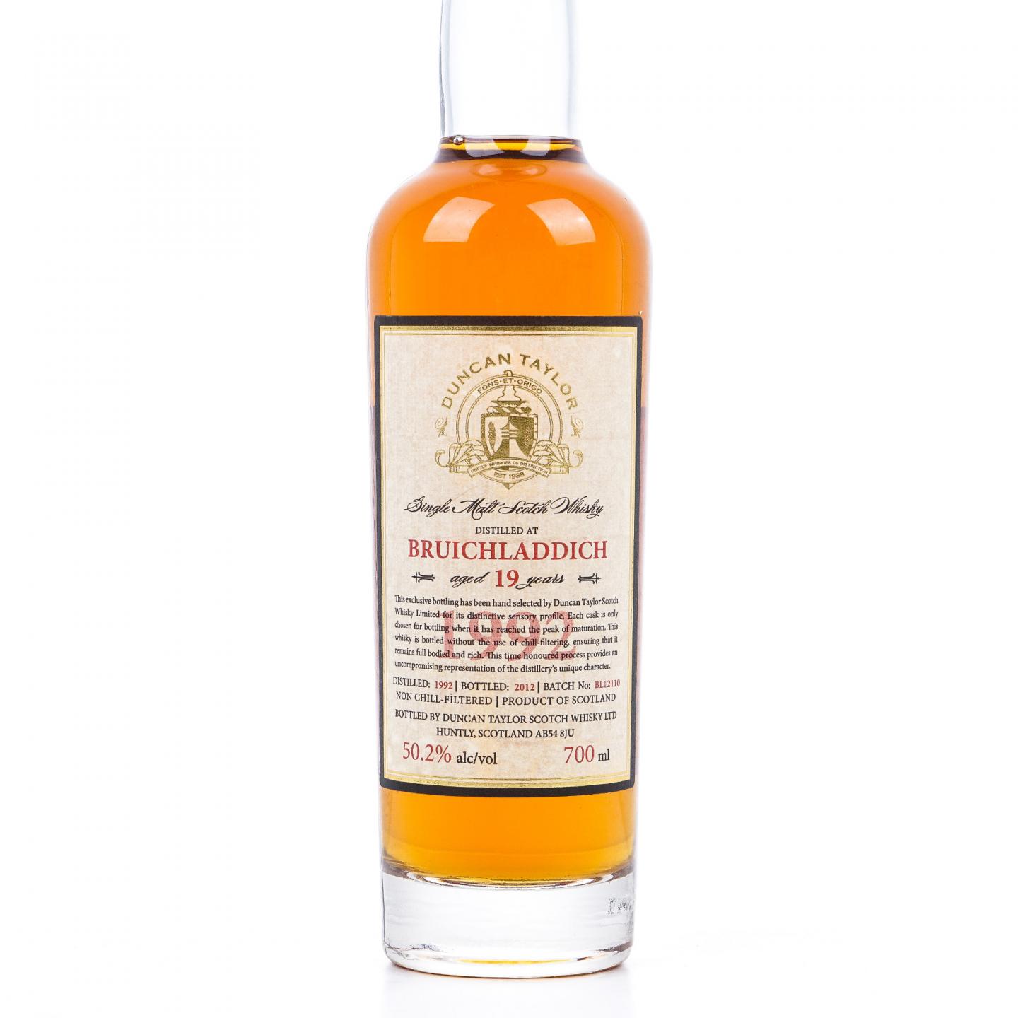 Bruichladdich 布赫拉迪 19年 1992-2012 Duncan Taylor