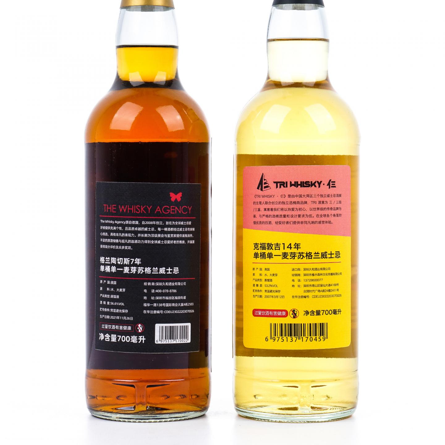 Glentauchers 格兰道奇/Loch Lomond 罗曼湖 2021 两瓶组