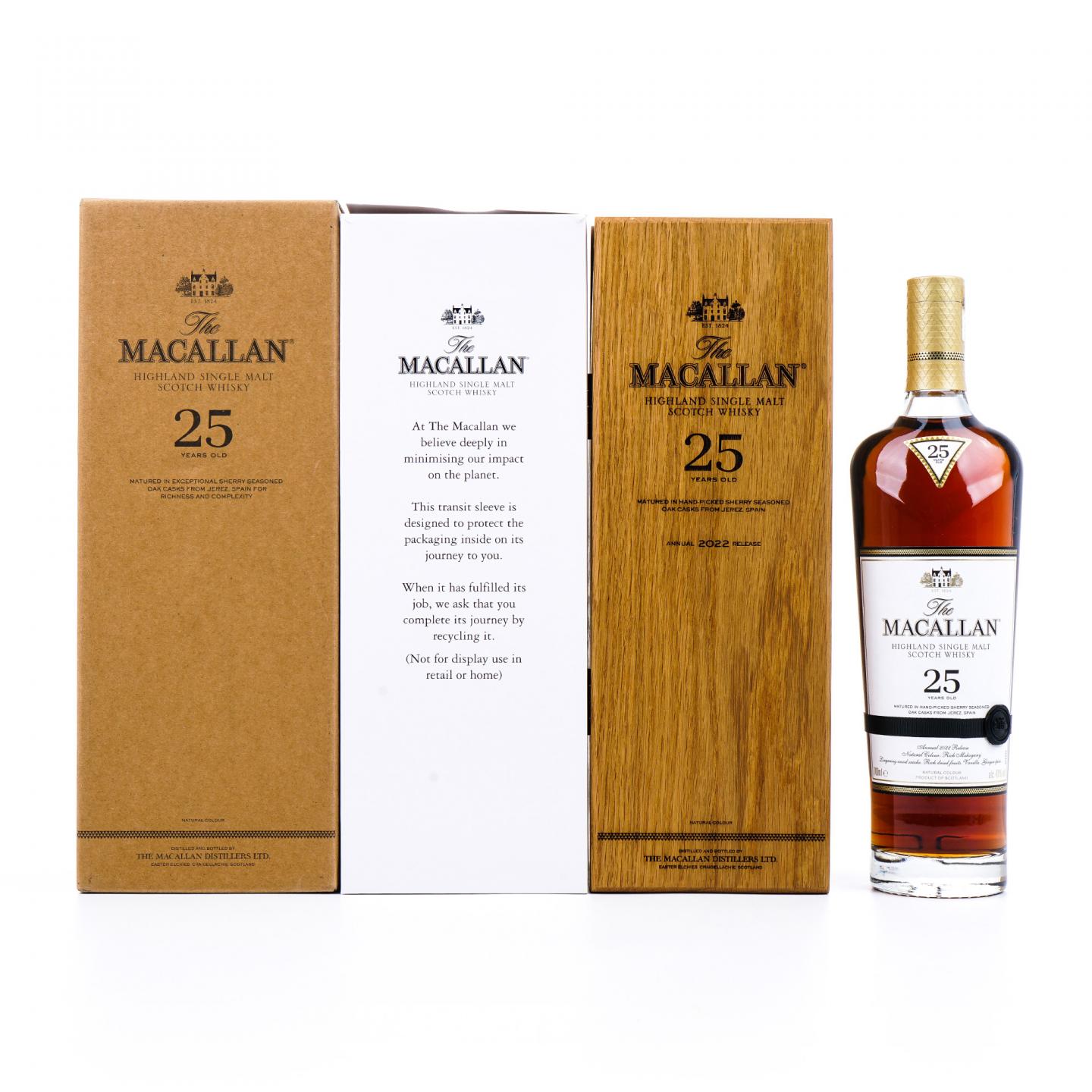 【附X光图】Macallan 麦卡伦 25年 2022 黑腰带