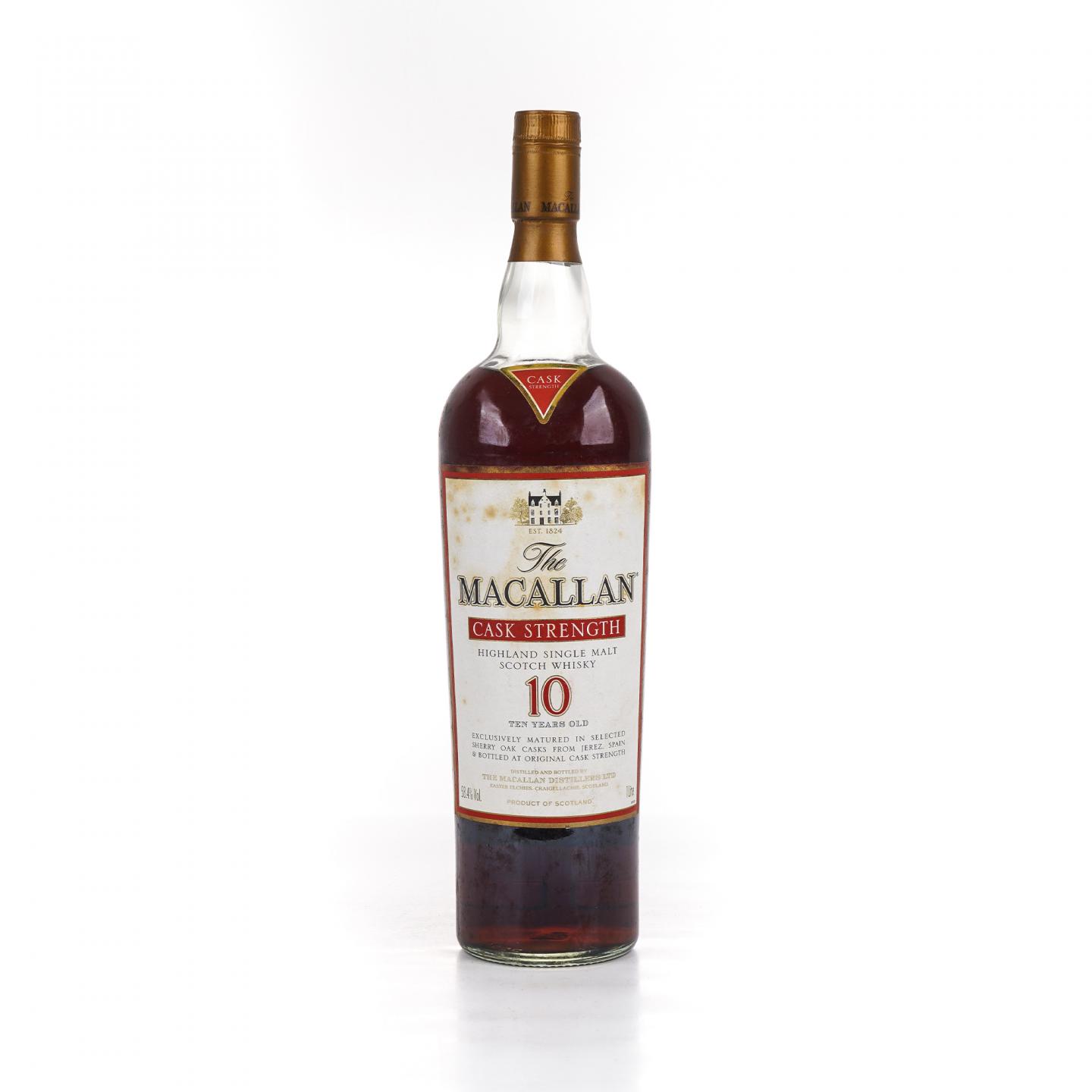 Macallan 麦卡伦 10年 桶强 1升装 58.4%