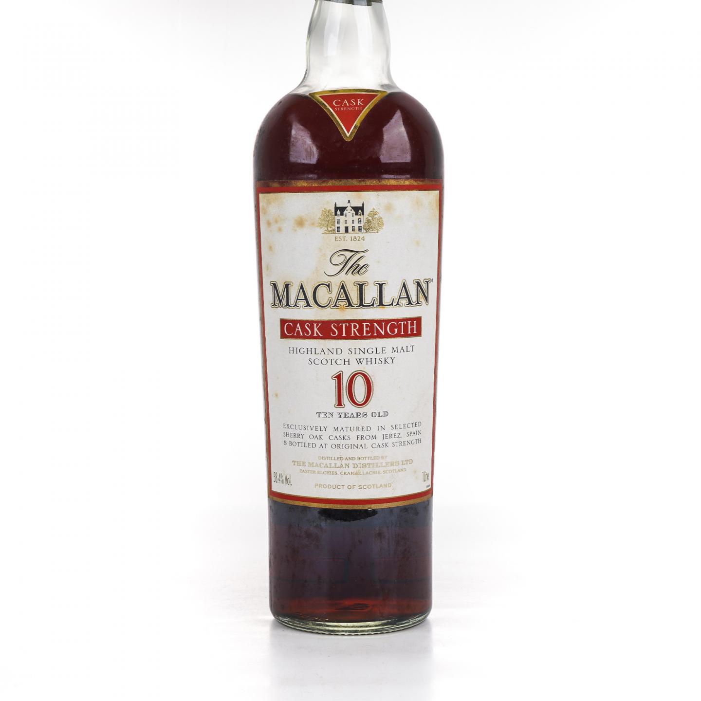 Macallan 麦卡伦 10年 桶强 1升装 58.4%