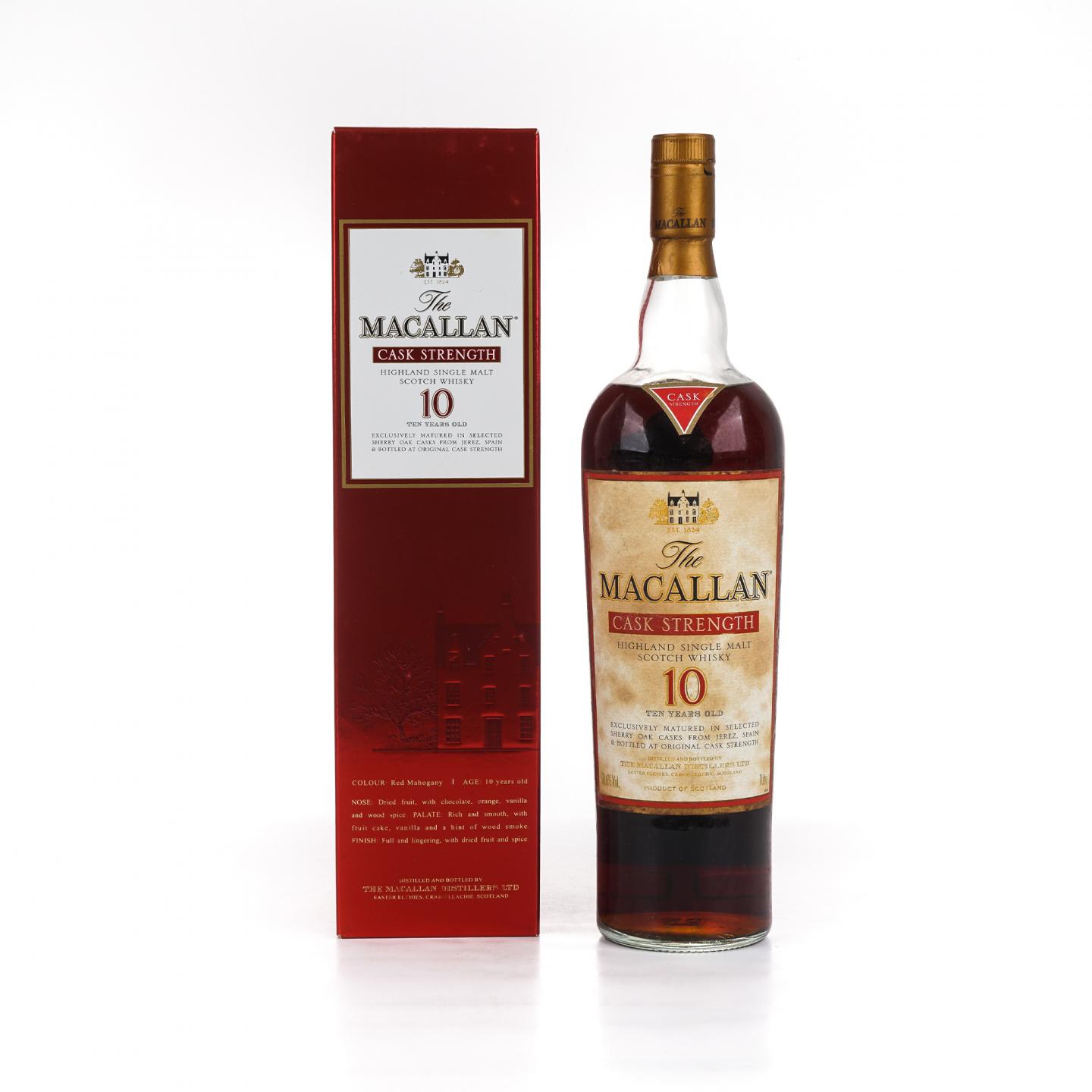 Macallan 麦卡伦 10年 桶强 1升装 58.6%