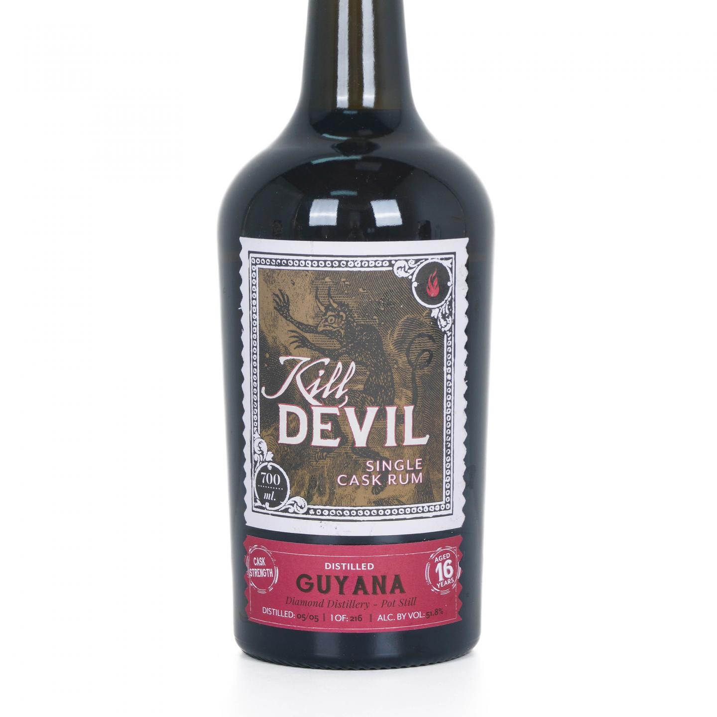 Guyana 钻石 16年 2005 Kill Devil 单桶朗姆酒 桶强 700ml