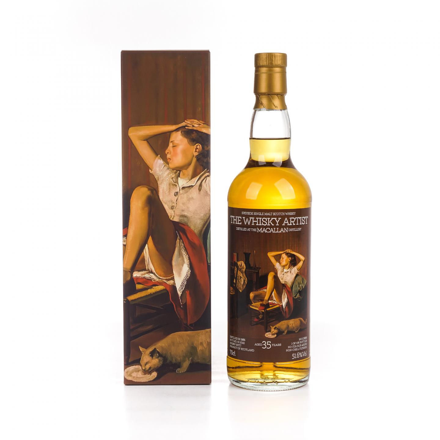 秘密斯佩塞 35年 1986-2022 雪莉桶#51383R 51.6%Vol.