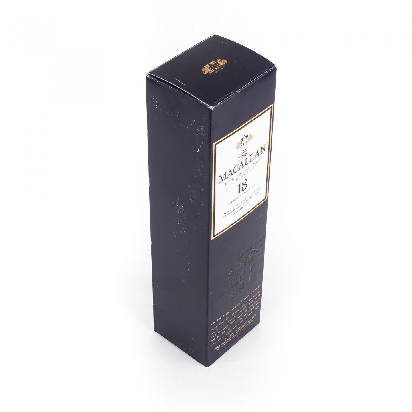 Macallan 麦卡伦 18年 2017 雪莉桶