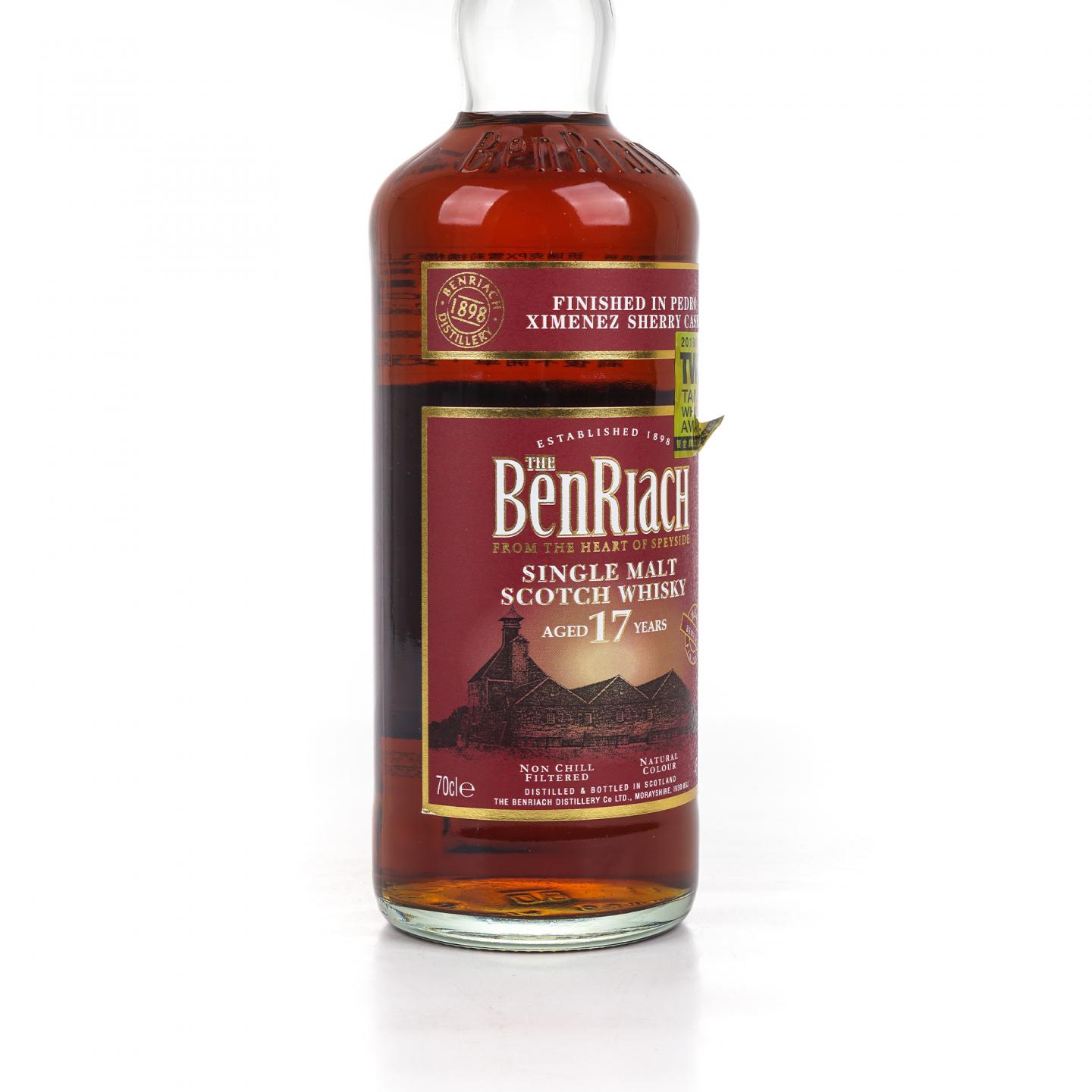 BenRiach 本利亚克 17年 2016 雪莉桶后熟