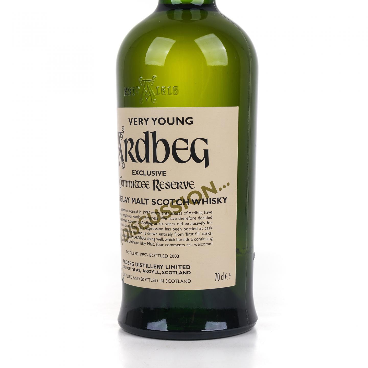 Ardbeg 阿贝 1997-2003 Very Young 会员版