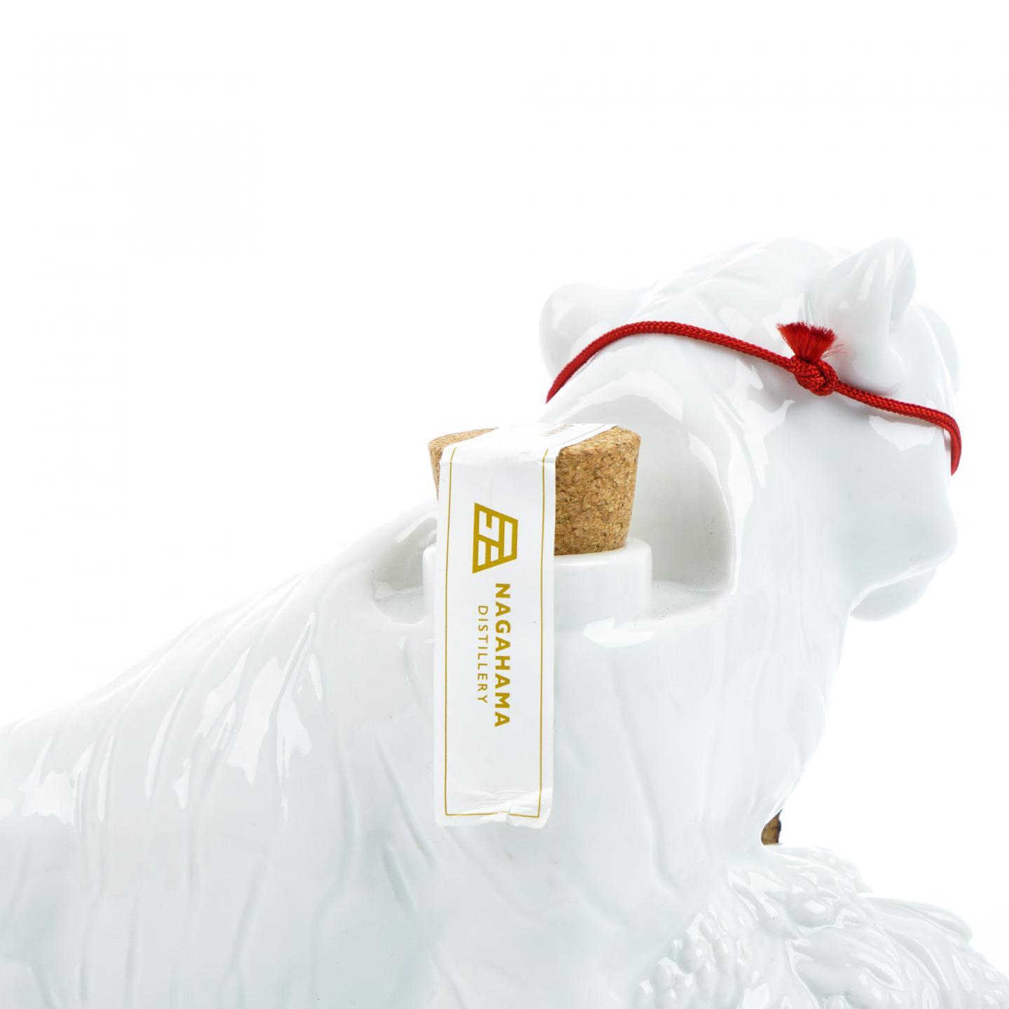 长滨蒸馏所 生肖白虎 陶瓷瓶 水楢桶后熟