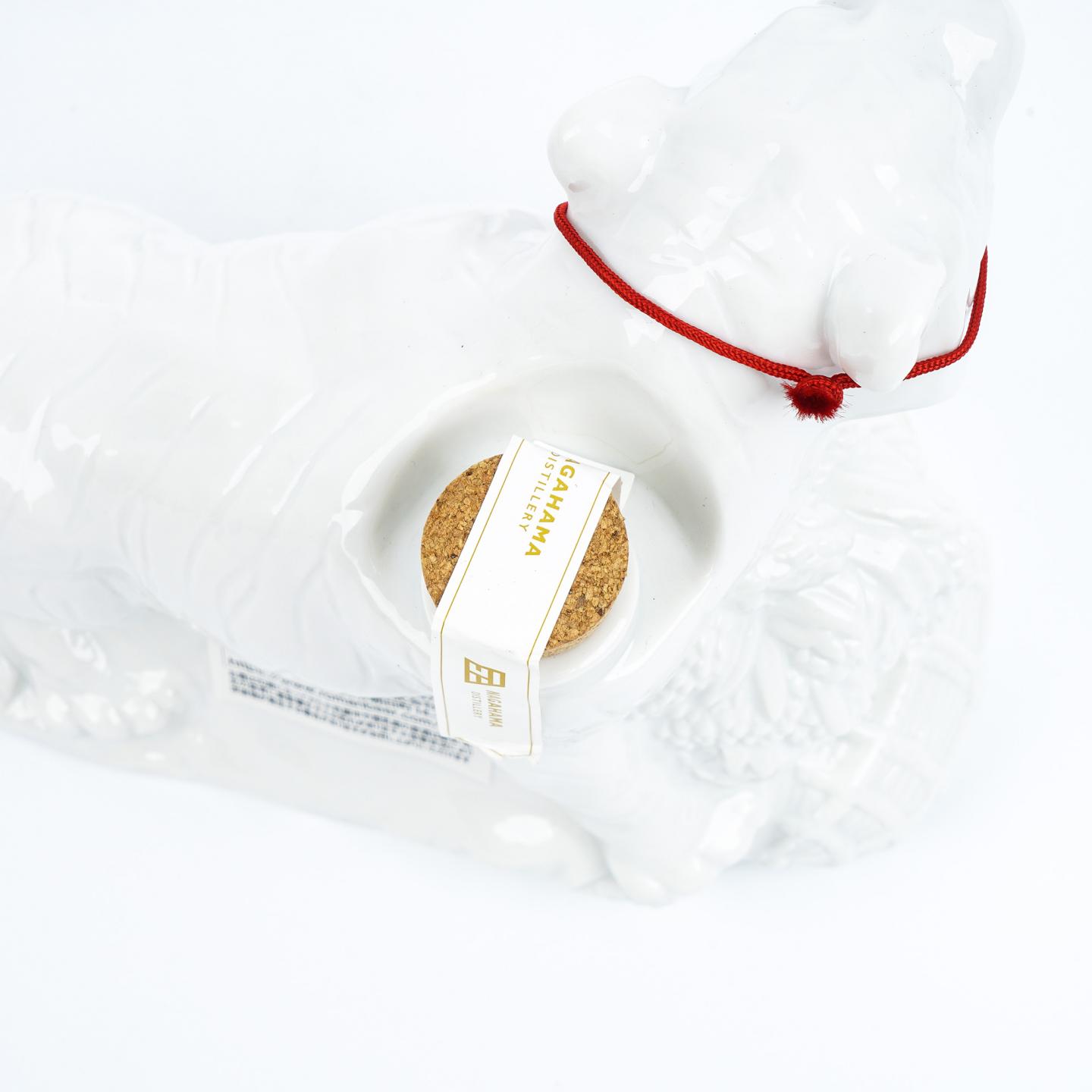 长滨蒸馏所 生肖白虎 陶瓷瓶 水楢桶后熟