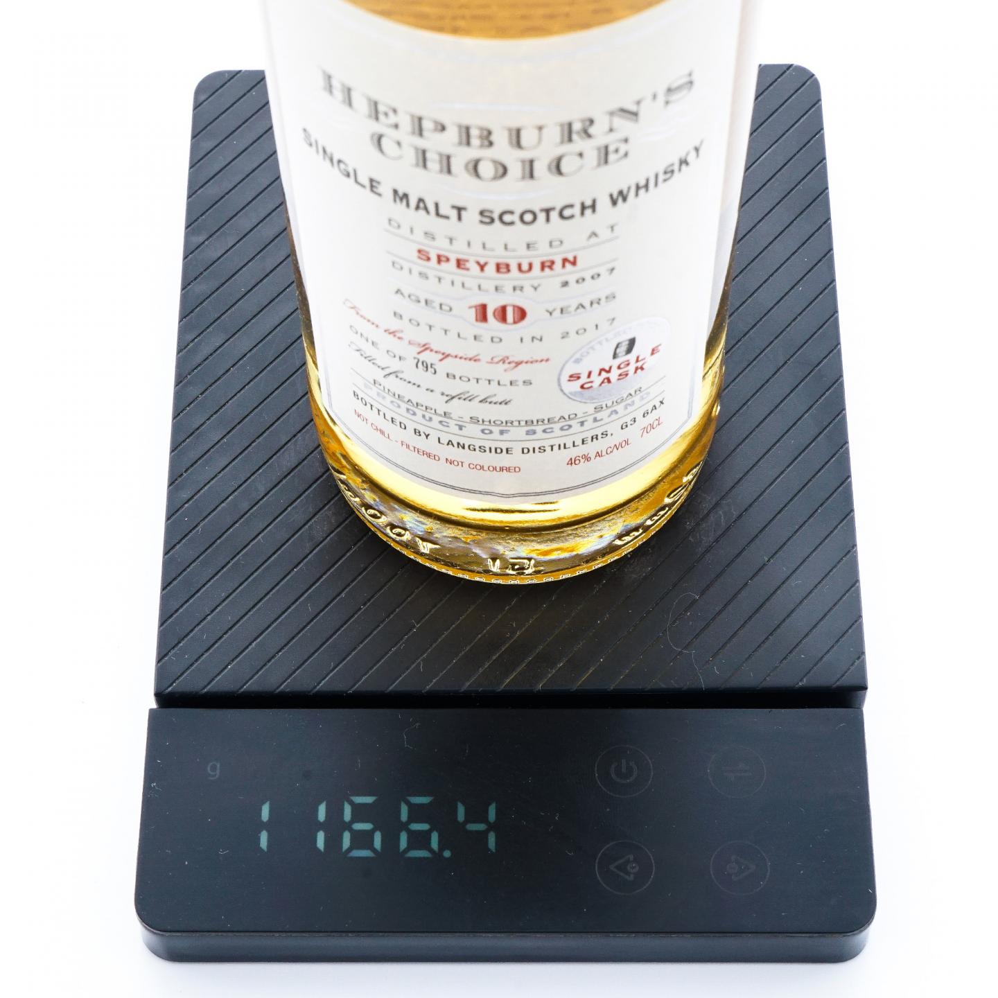 Speyburn 盛贝本 10年 2007-2017 单桶