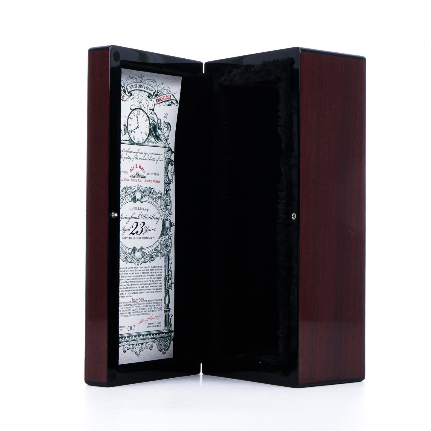 Springbank 云顶 23年 1995-2019 雪莉单桶 HL Old & Rare