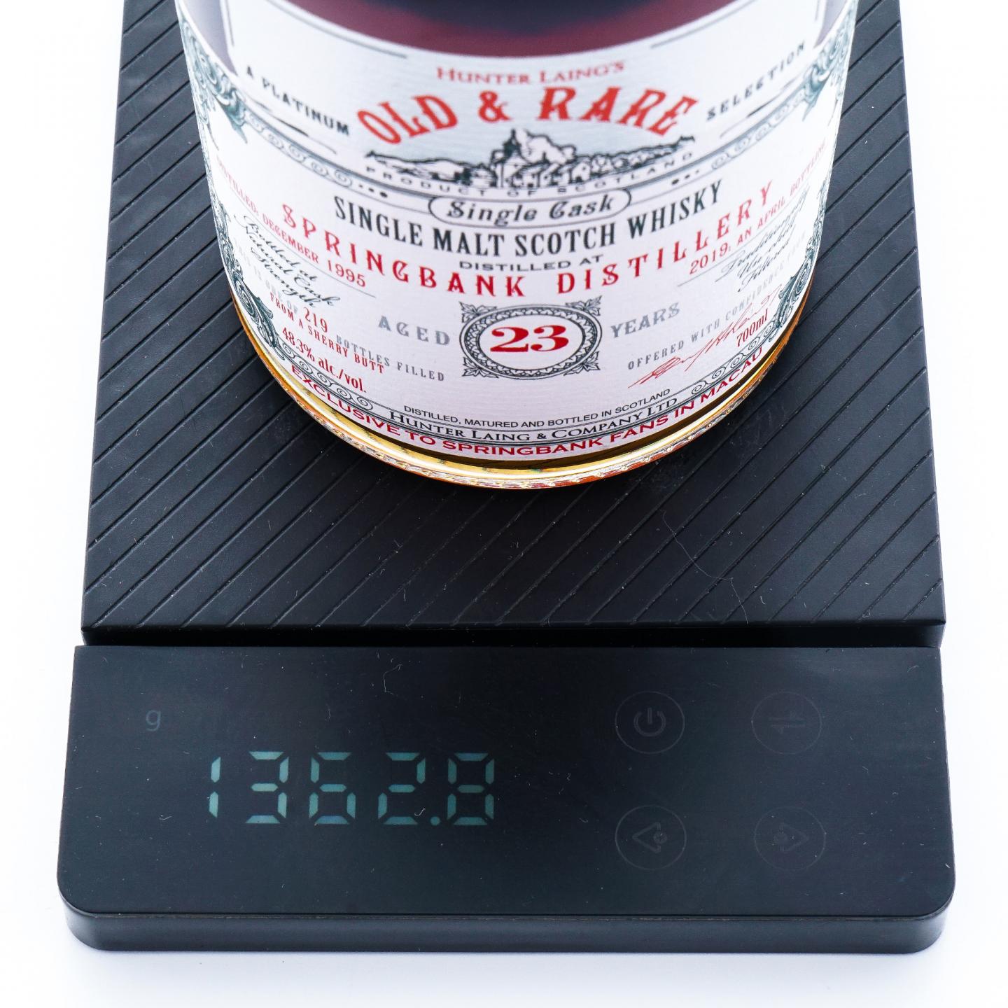 Springbank 云顶 23年 1995-2019 雪莉单桶 HL Old & Rare