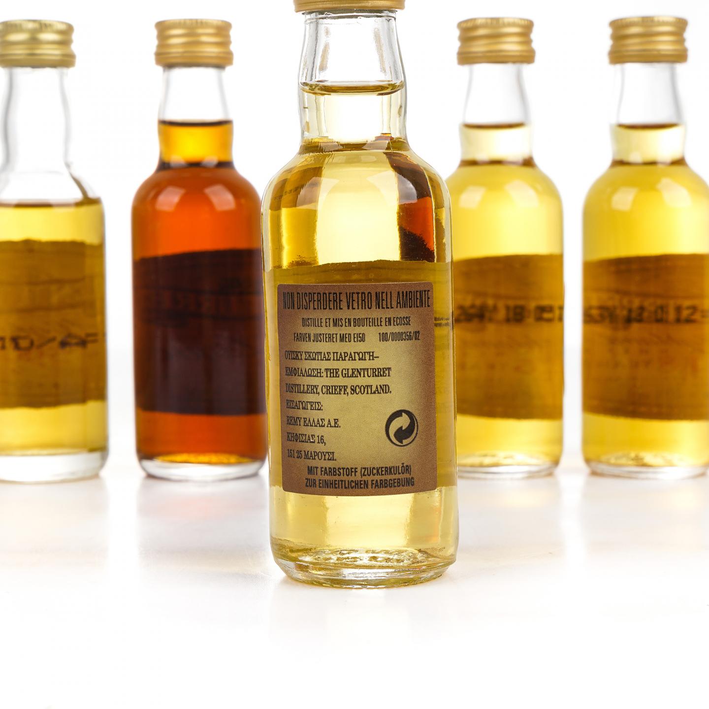 【酒版】Glenturret 格兰塔 8年/12年/15年/18年+5000 Days Old+利口酒 50ml*10支组