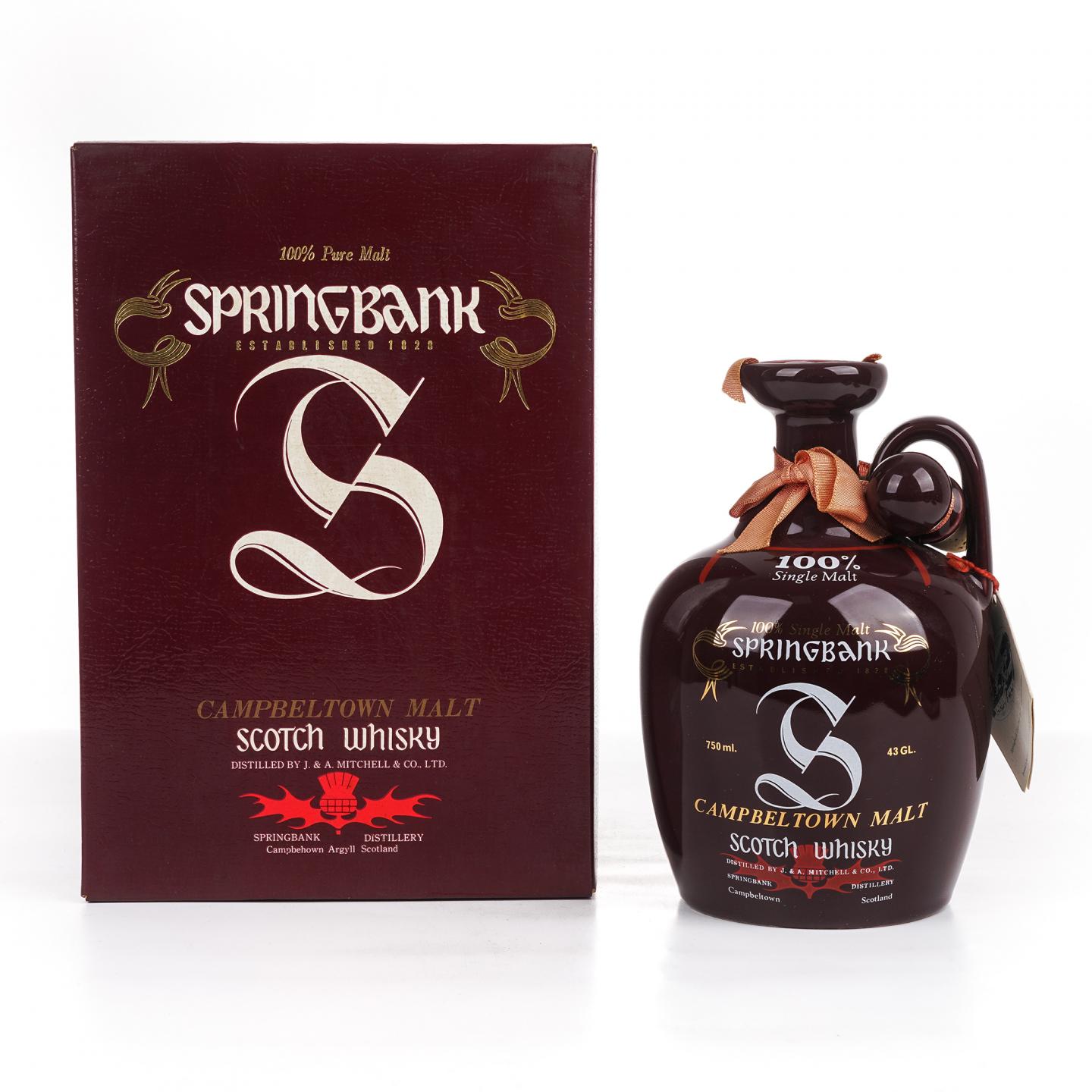 Springbank 云顶 陶瓷瓶 100% Single Malt 750ml