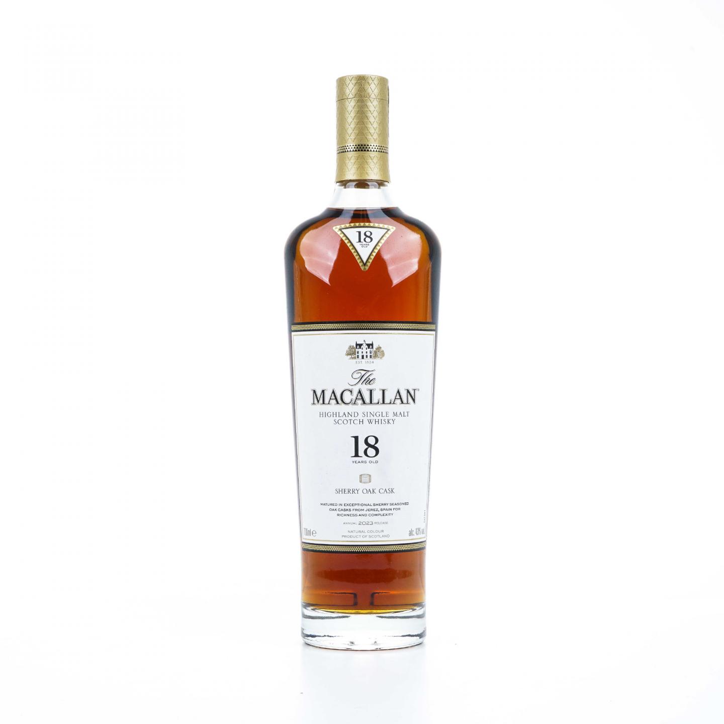 【附X光图】Macallan 麦卡伦 18年 2023 雪莉桶