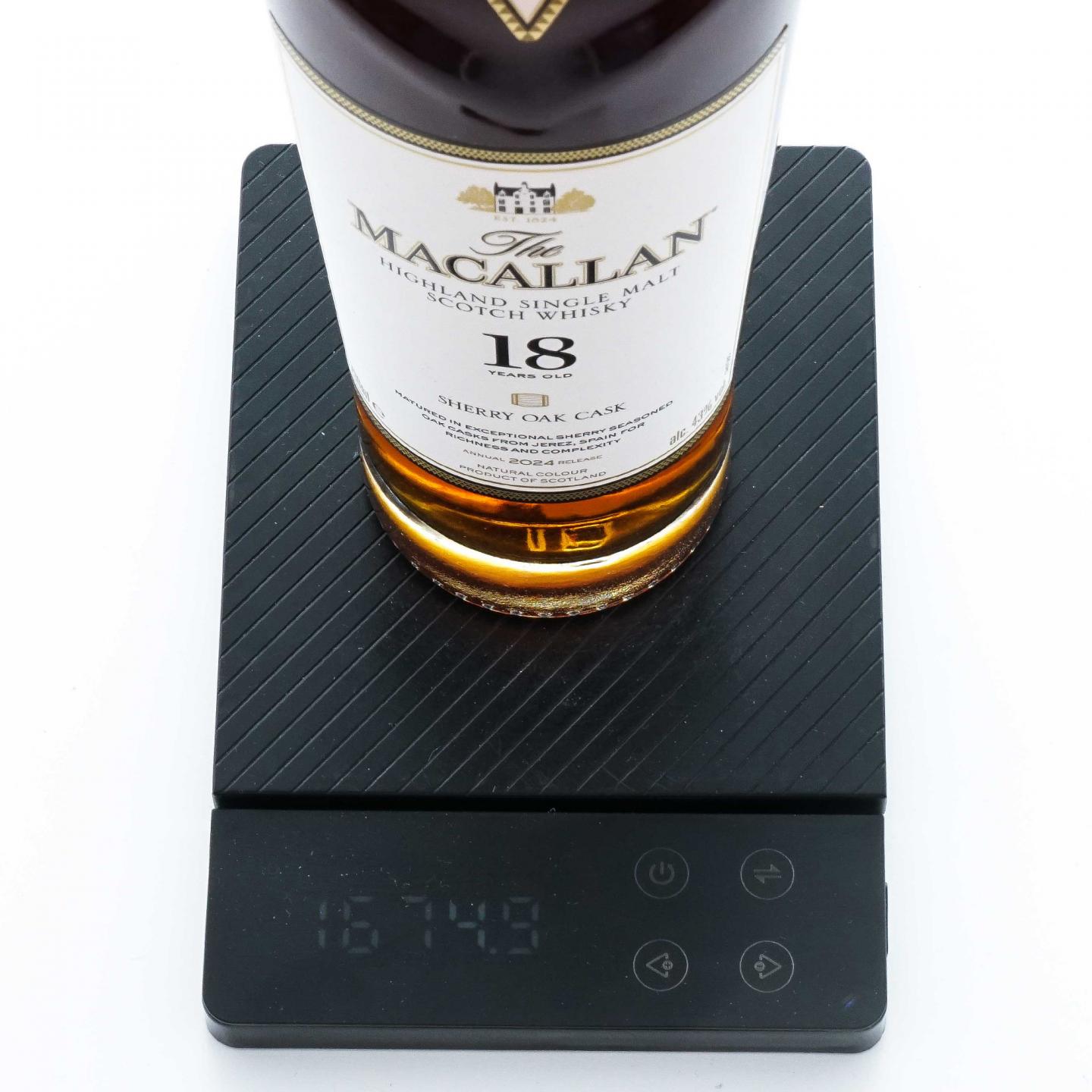 【附X光图】Macallan 麦卡伦 18年 2024 雪莉桶