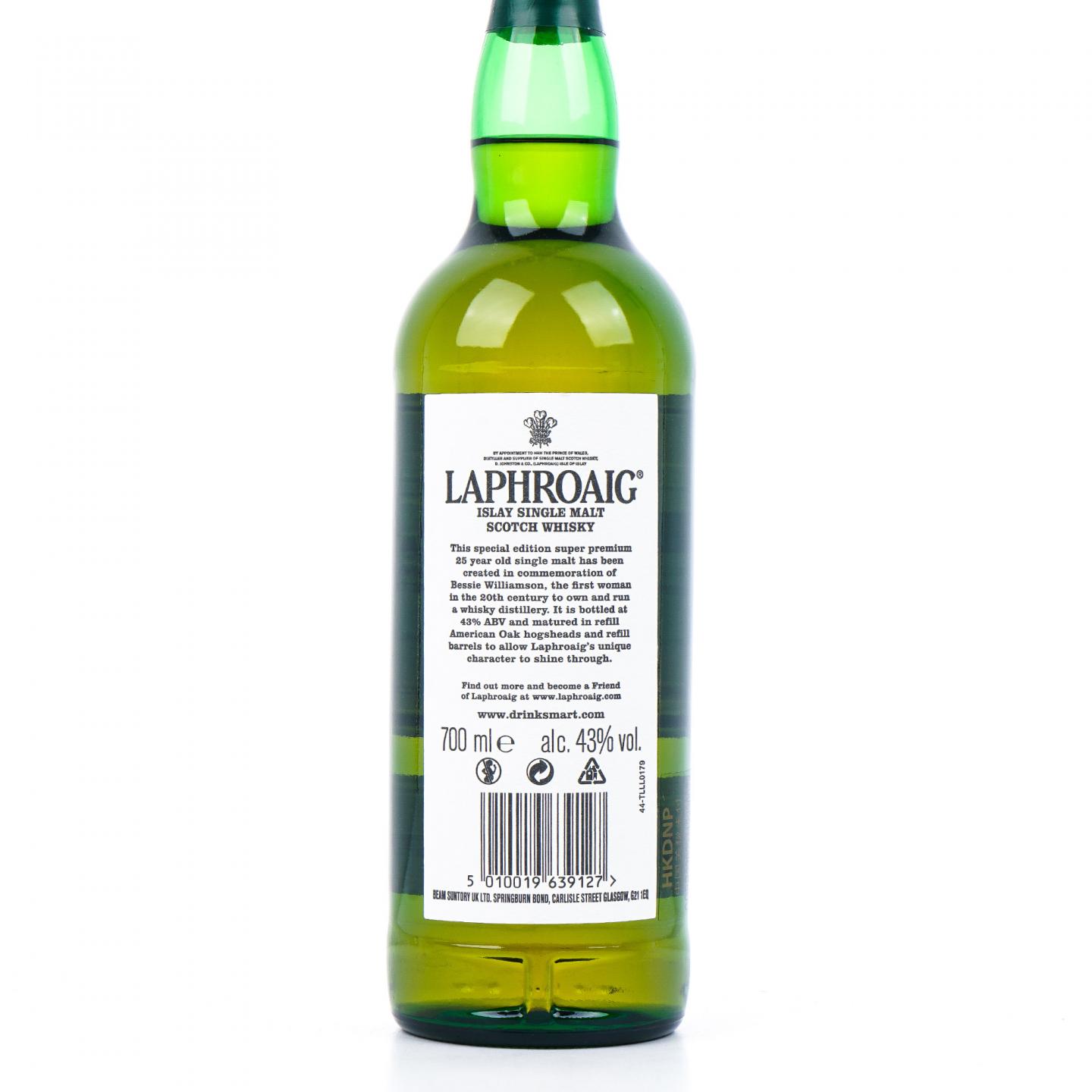 Laphroaig 拉弗格 25年 2022 The Bessie Williamson Story