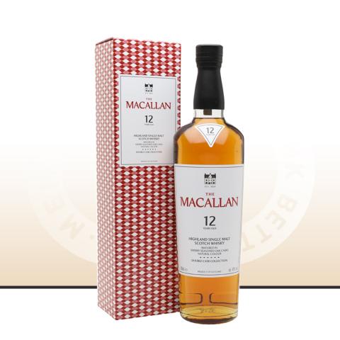 【新版包装】Macallan 麦卡伦蓝钻12年双雪莉桶单一麦芽威士忌