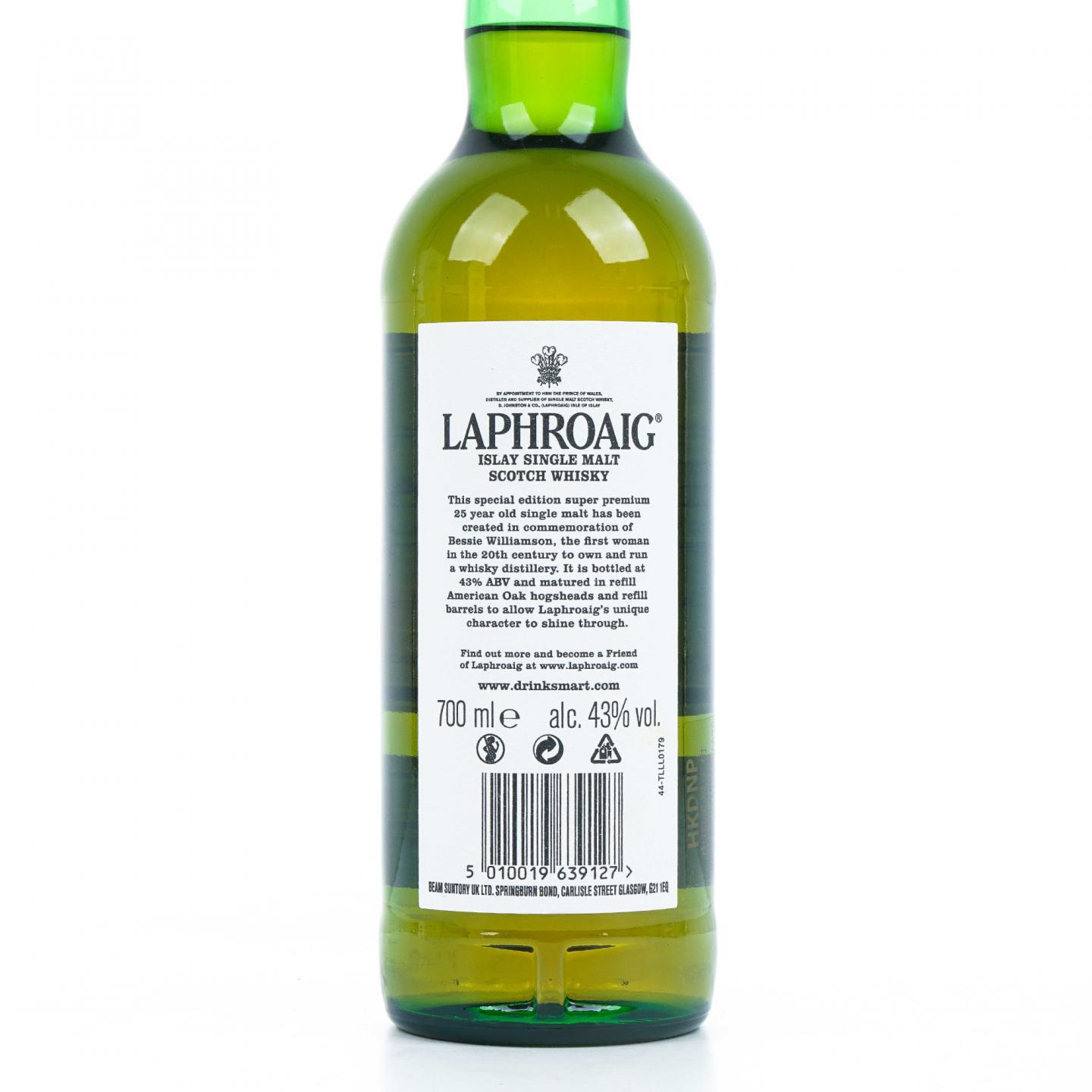 Laphroaig 拉弗格 2022 25年 The Bessie Williamson Story