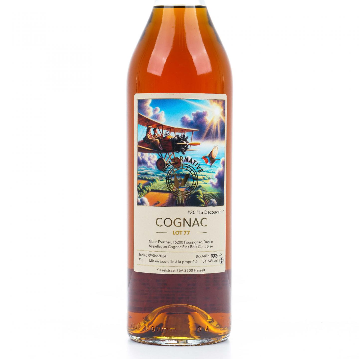 Marie Foucher 干邑#30 "La Découverte" Lot 77 Malternative Belgium