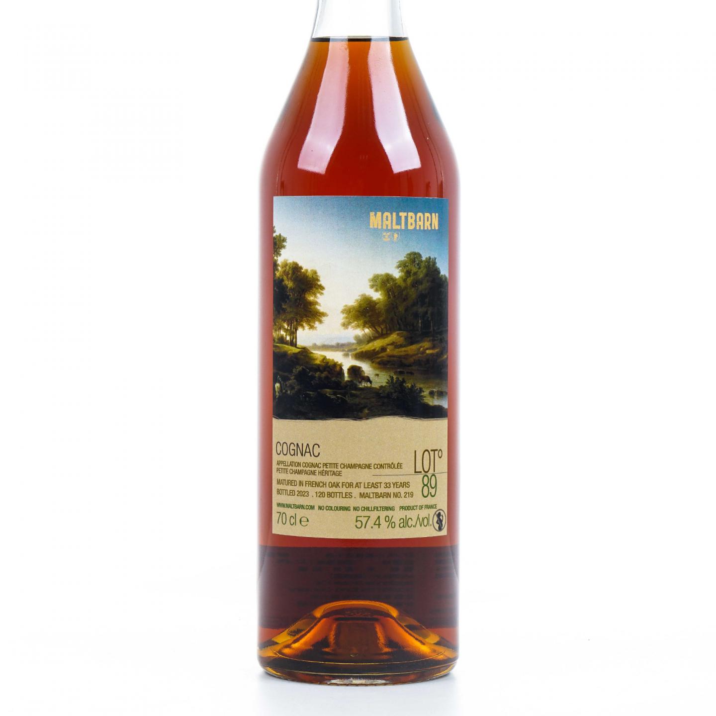 小香槟区干邑白兰地 2023 Over 33年 Maltbarn LOT 89