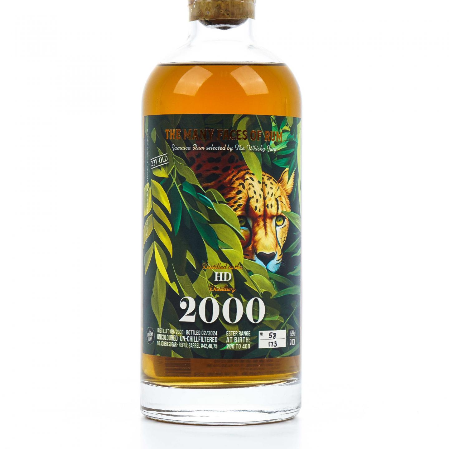 HD 23年 2000-2024 牙买加朗姆酒 TWJ