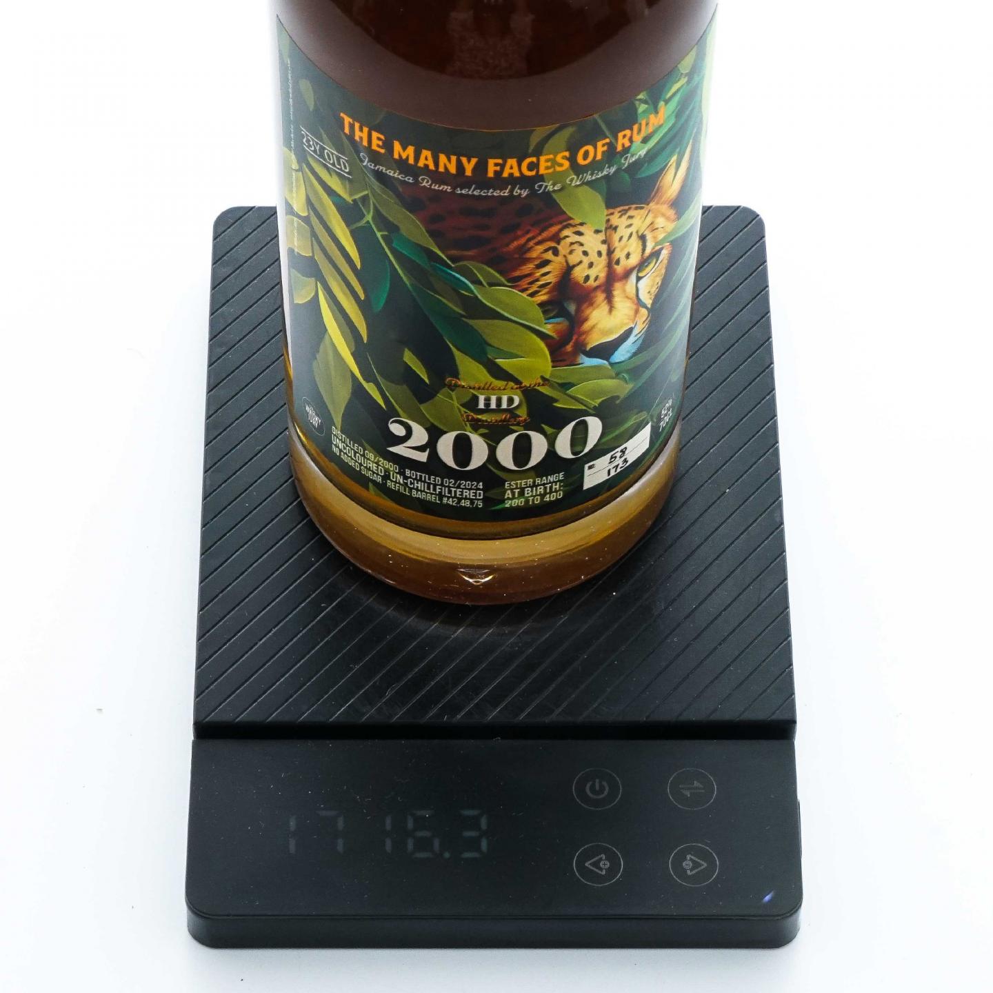 HD 23年 2000-2024 牙买加朗姆酒 TWJ