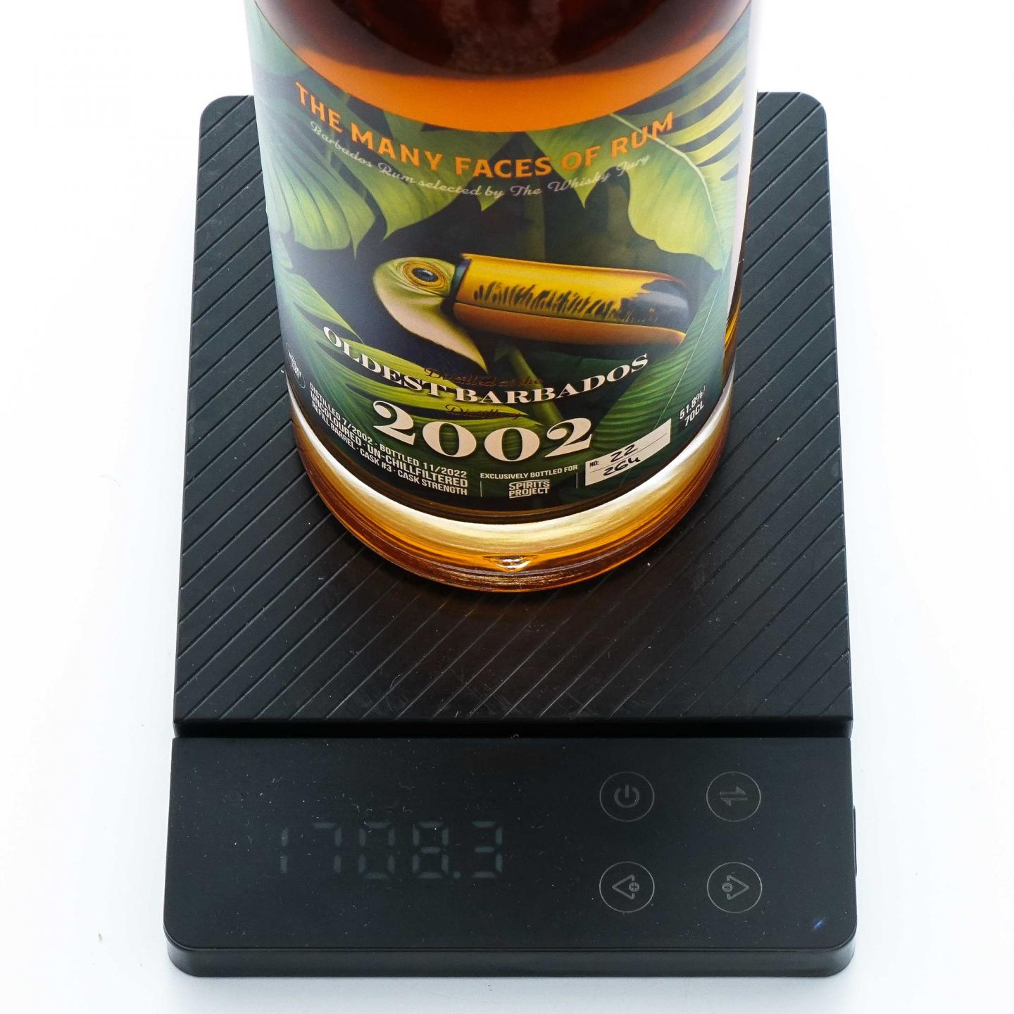 Oldest Barbados 20年 2002-2022 巴巴多斯朗姆酒 TWJ