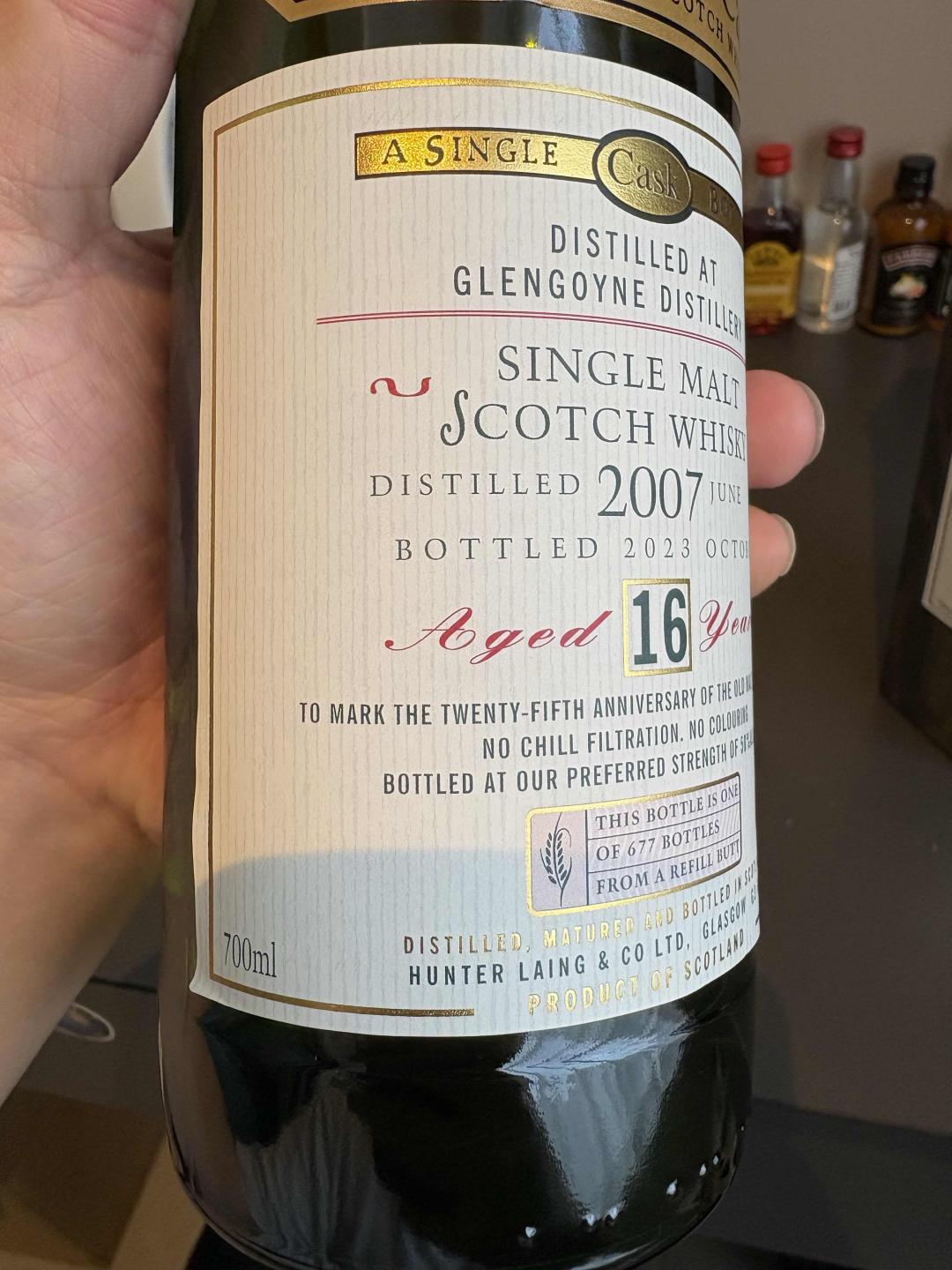 格兰哥尼16年雪莉单桶2007-2023HL