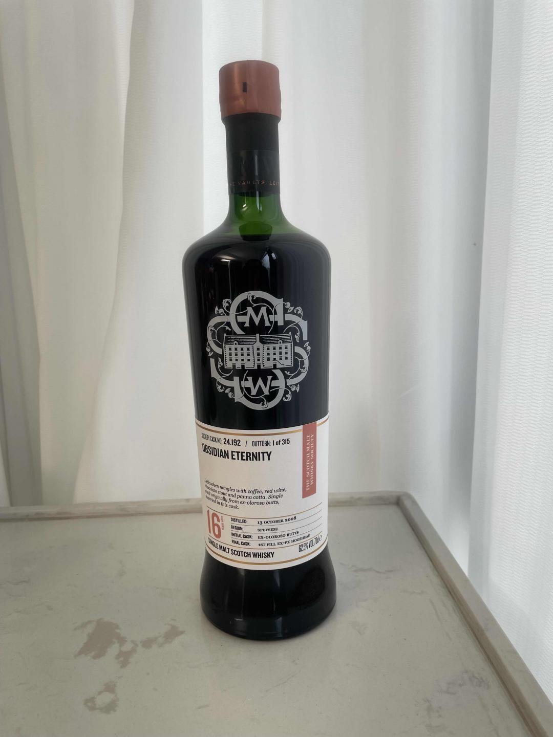 包邮 SMWS 24.192 麦卡伦16年双雪莉桶