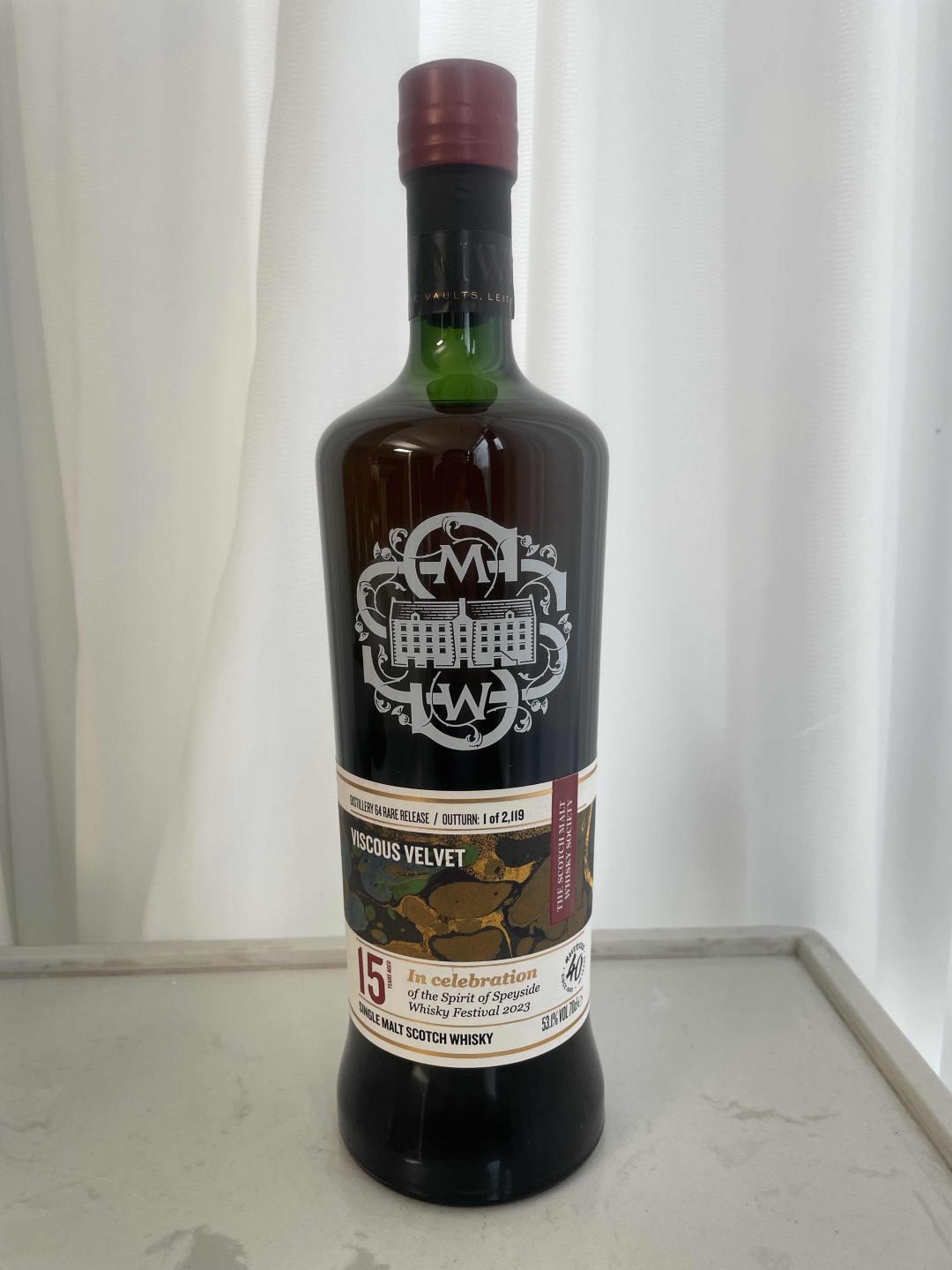 包邮 SMWS彩标 64 曼洛克摩15年