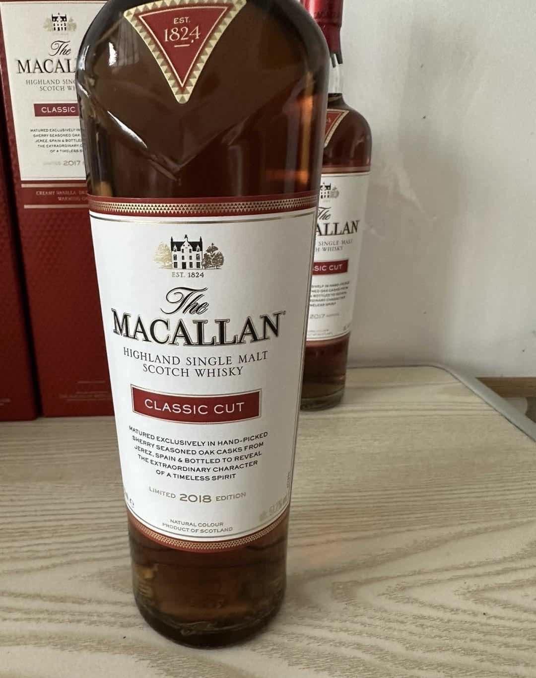 麦卡伦CLASSIC CUT2017-2018(两瓶)