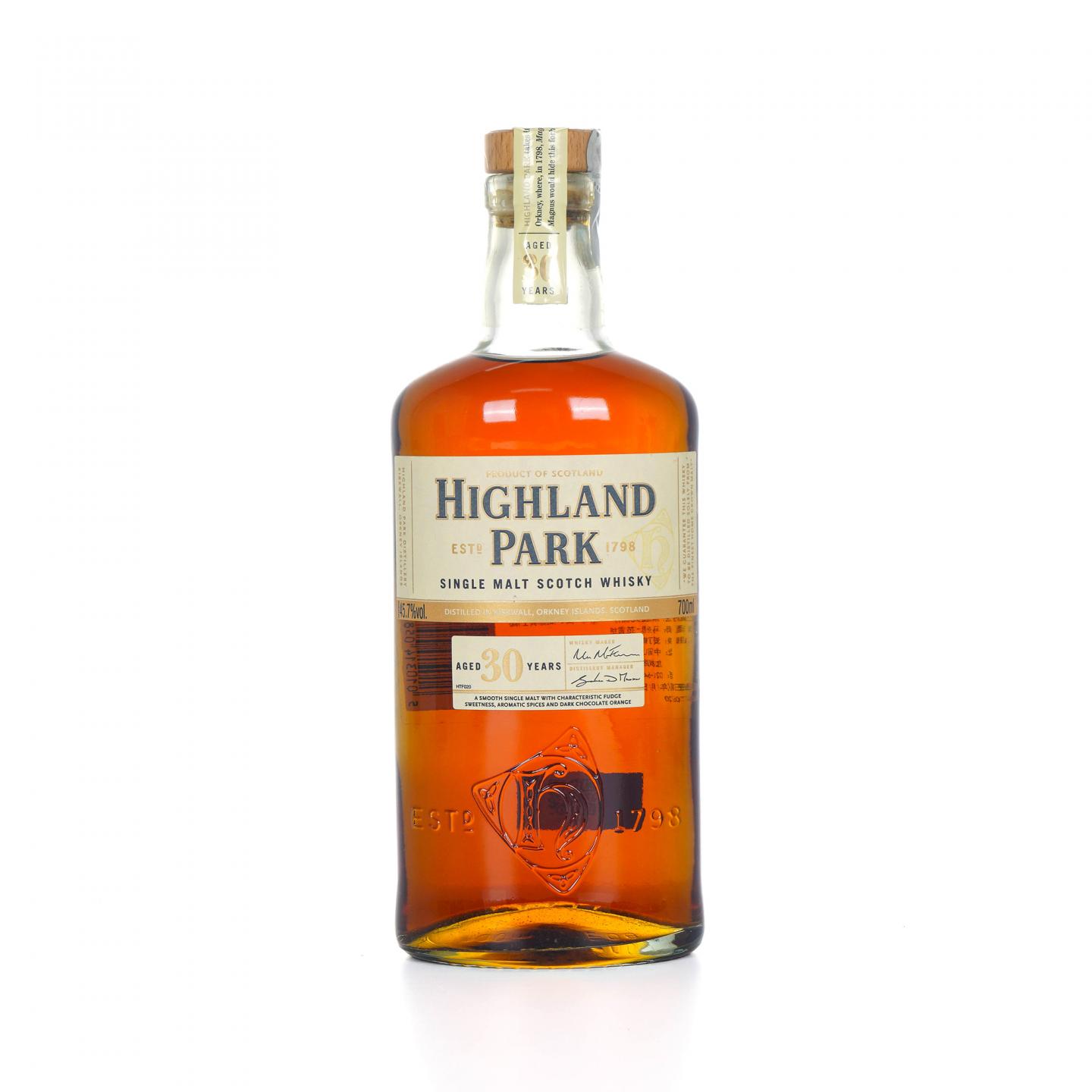 Highland Park 高原骑士 30年 木盒 700ml