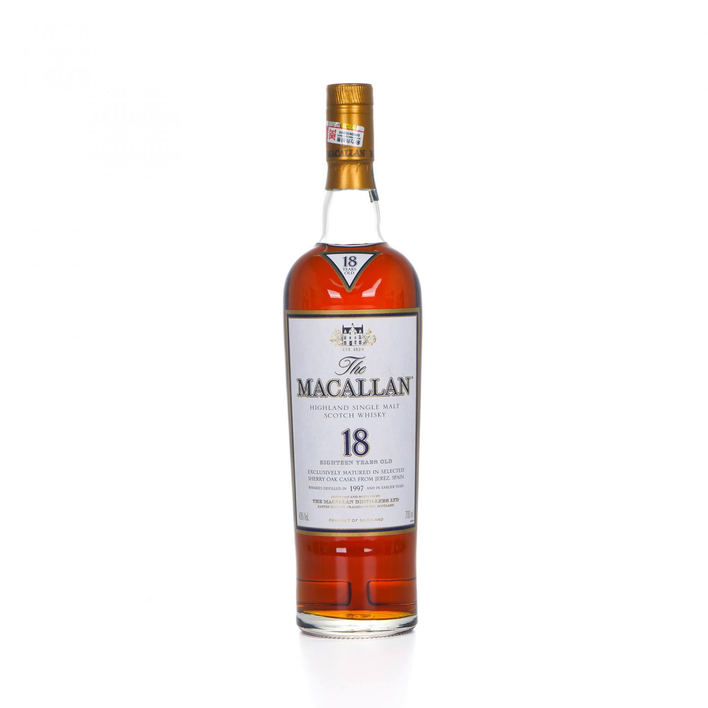 Macallan 麦卡伦 18年 1997 雪莉桶