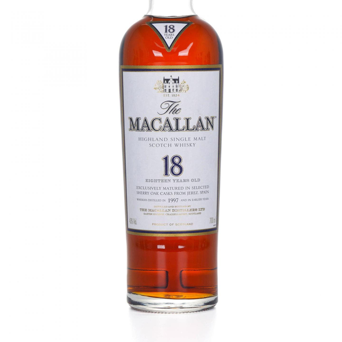 Macallan 麦卡伦 18年 1997 雪莉桶