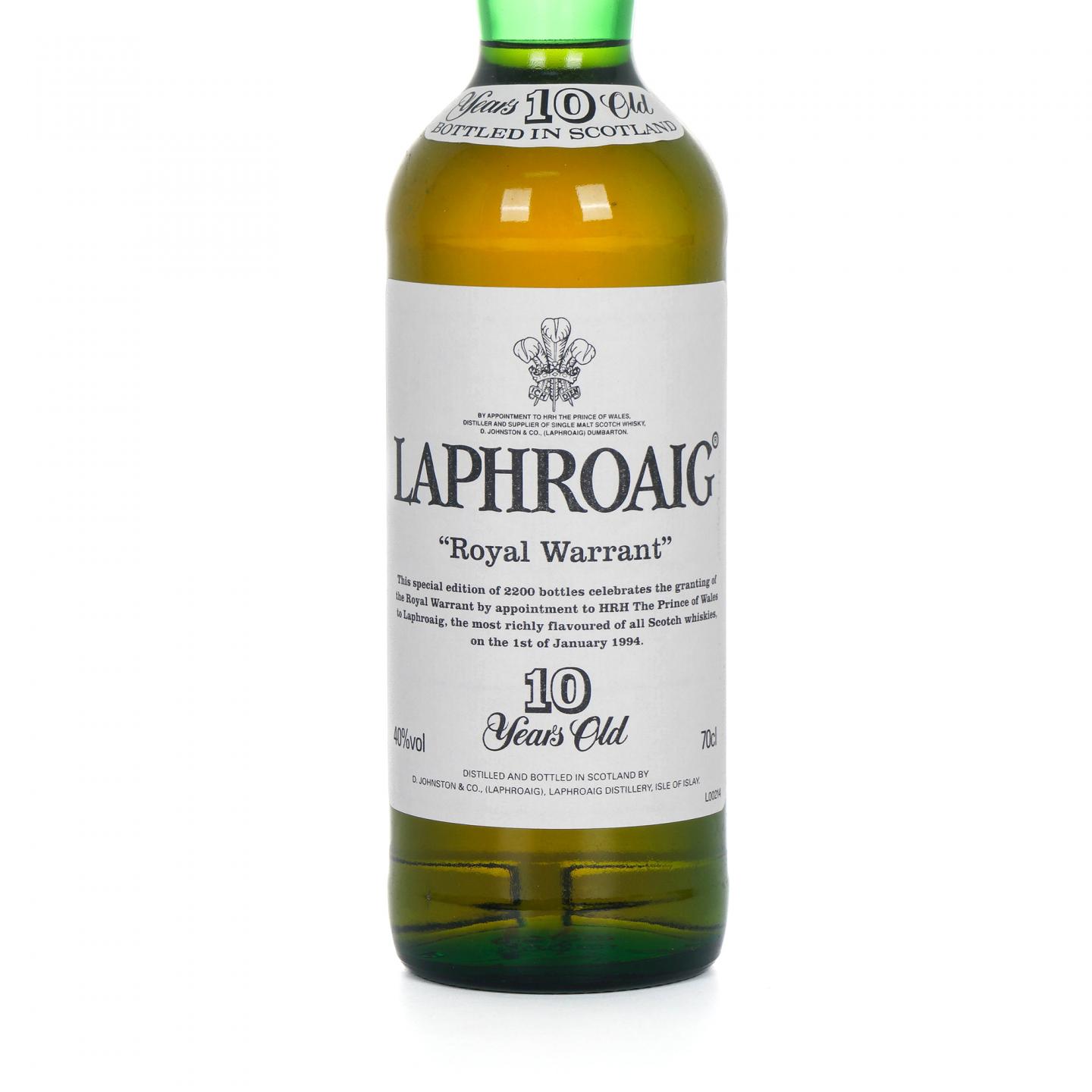 Laphroaig 拉弗格 10年 1994 皇家认证 Royal Warrant