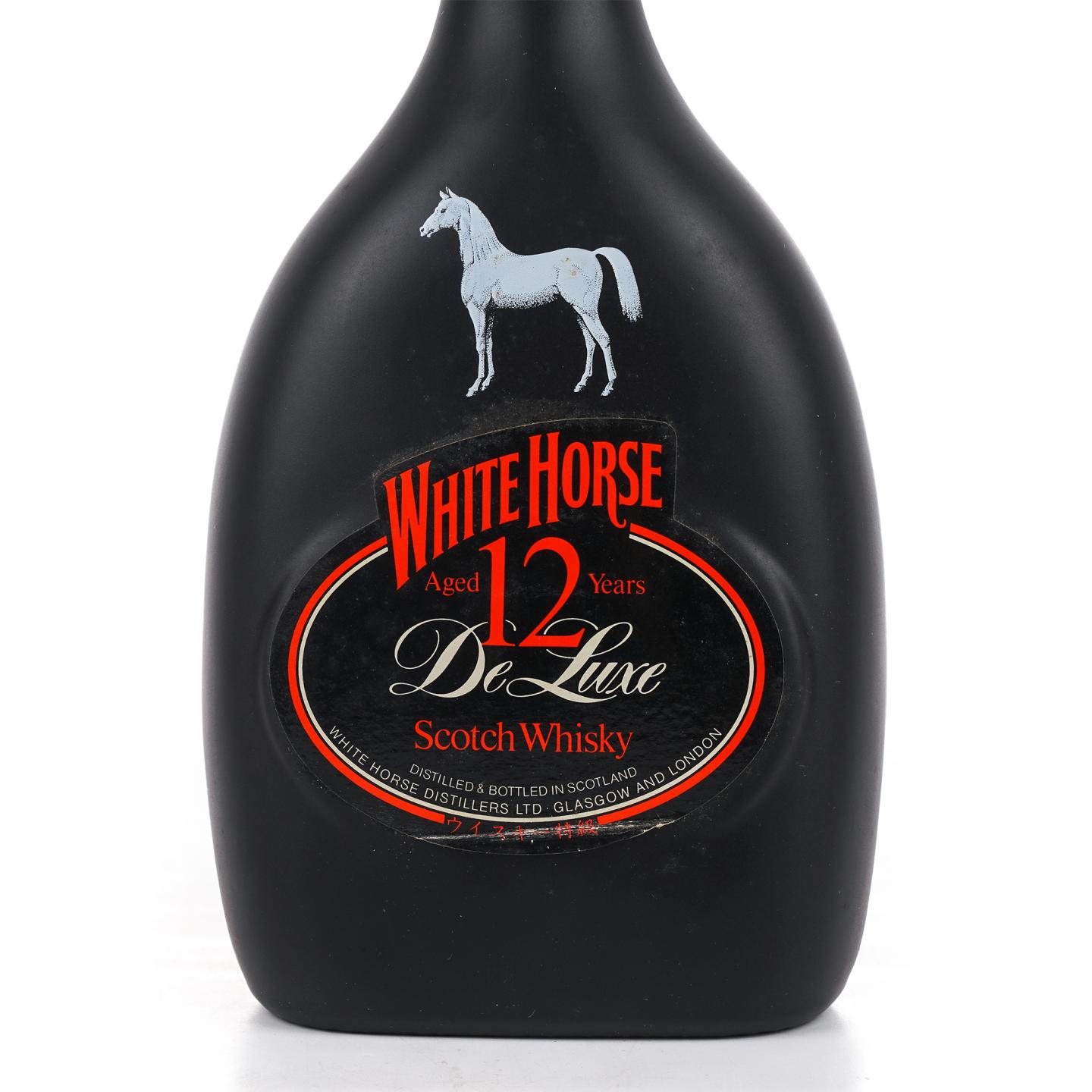 White Horse 白马 12年 1980s 特级 黑瓷瓶 750ML