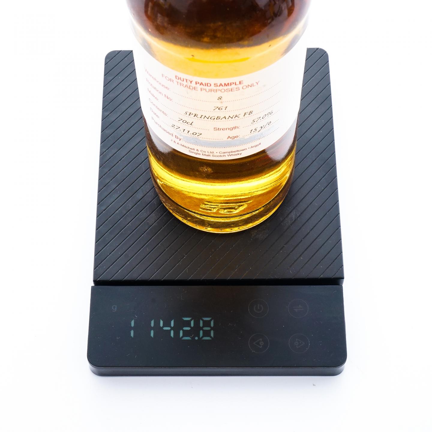 Springbank 云顶 15年 2007 完税瓶