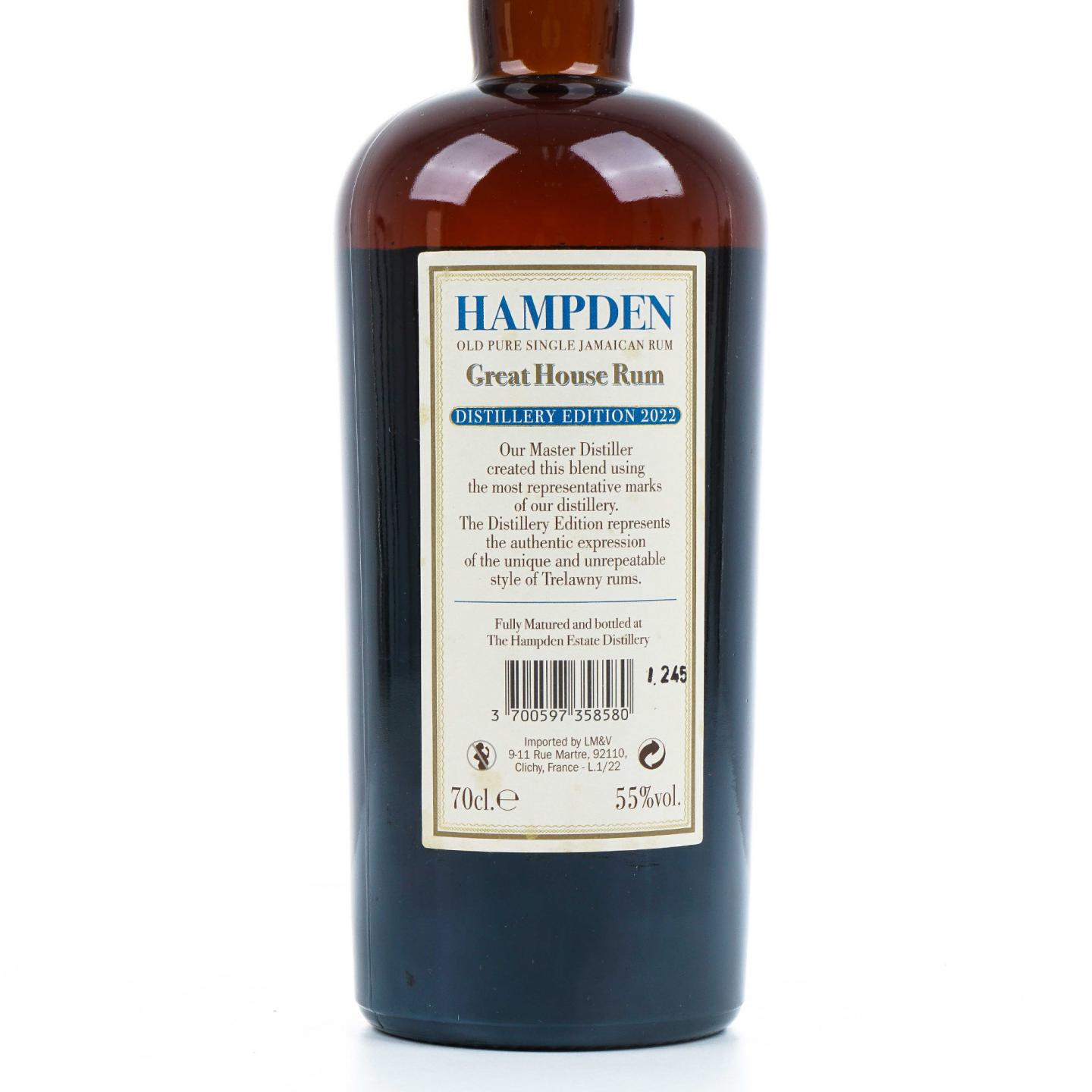 Hampden Estate 汉普登庄园 Great House 2022 Edition 朗姆酒