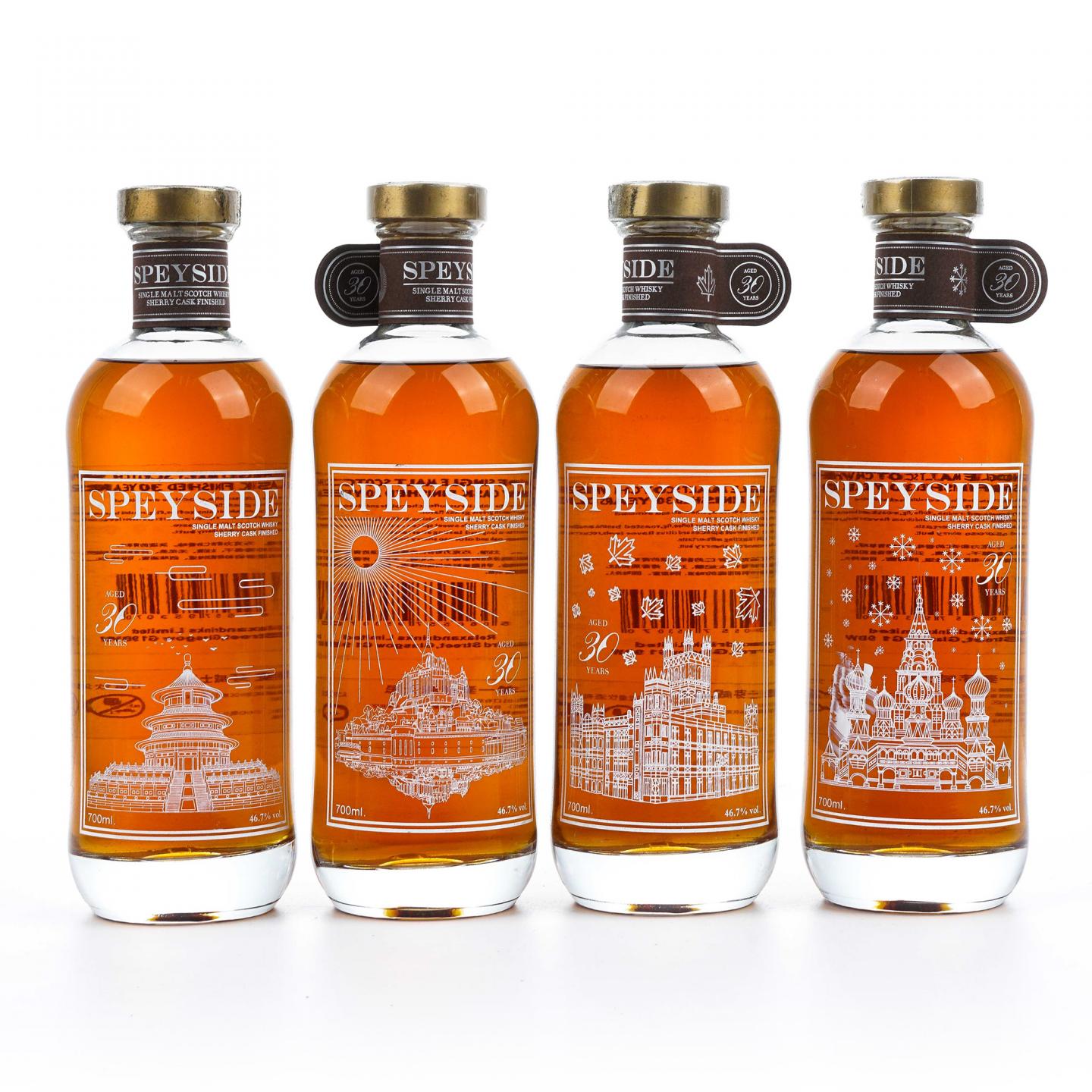 秘密斯佩塞 30年 春夏秋冬全套 700ml*4支组