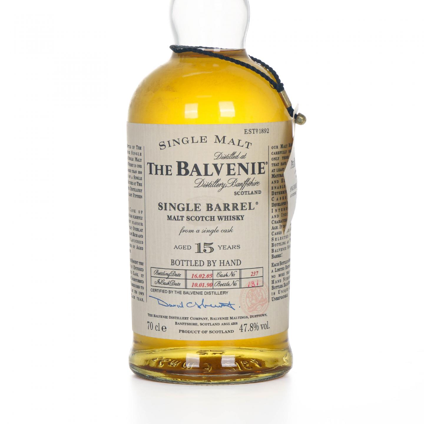 Balvenie 百富 15年 1990-2005 单桶#237