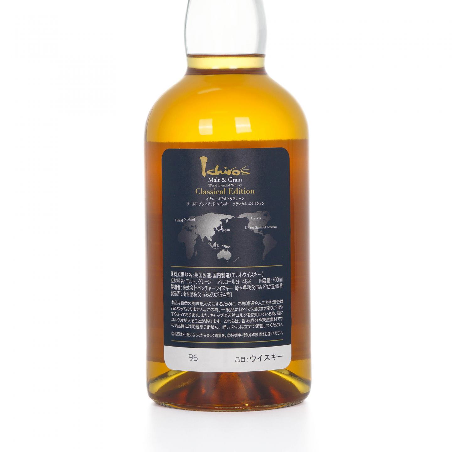 秩父 黑叶 Ichiro’s Malt & Grain Classical Edition 48%