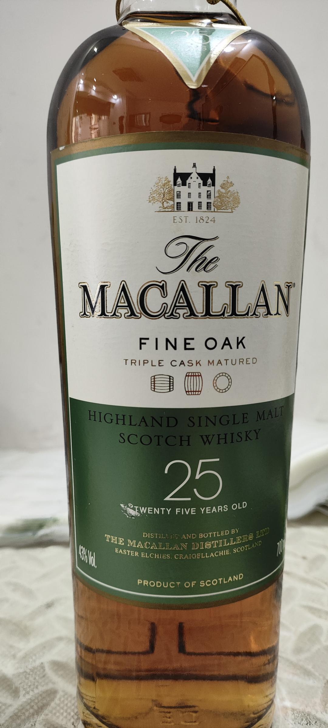 麦卡伦25年 经典 fine oak
