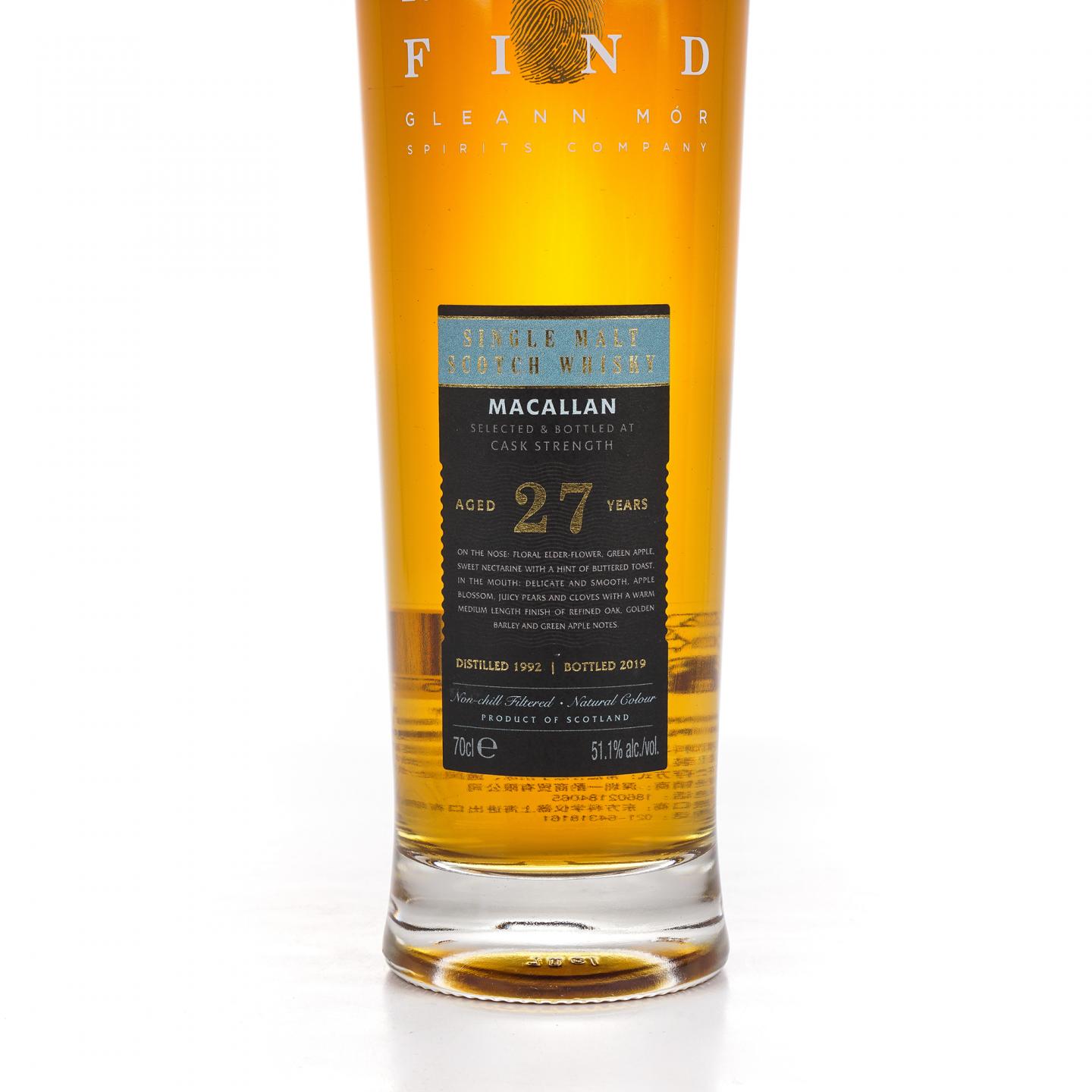 Macallan 麦卡伦 27年 1992-2019 Gleann Mór