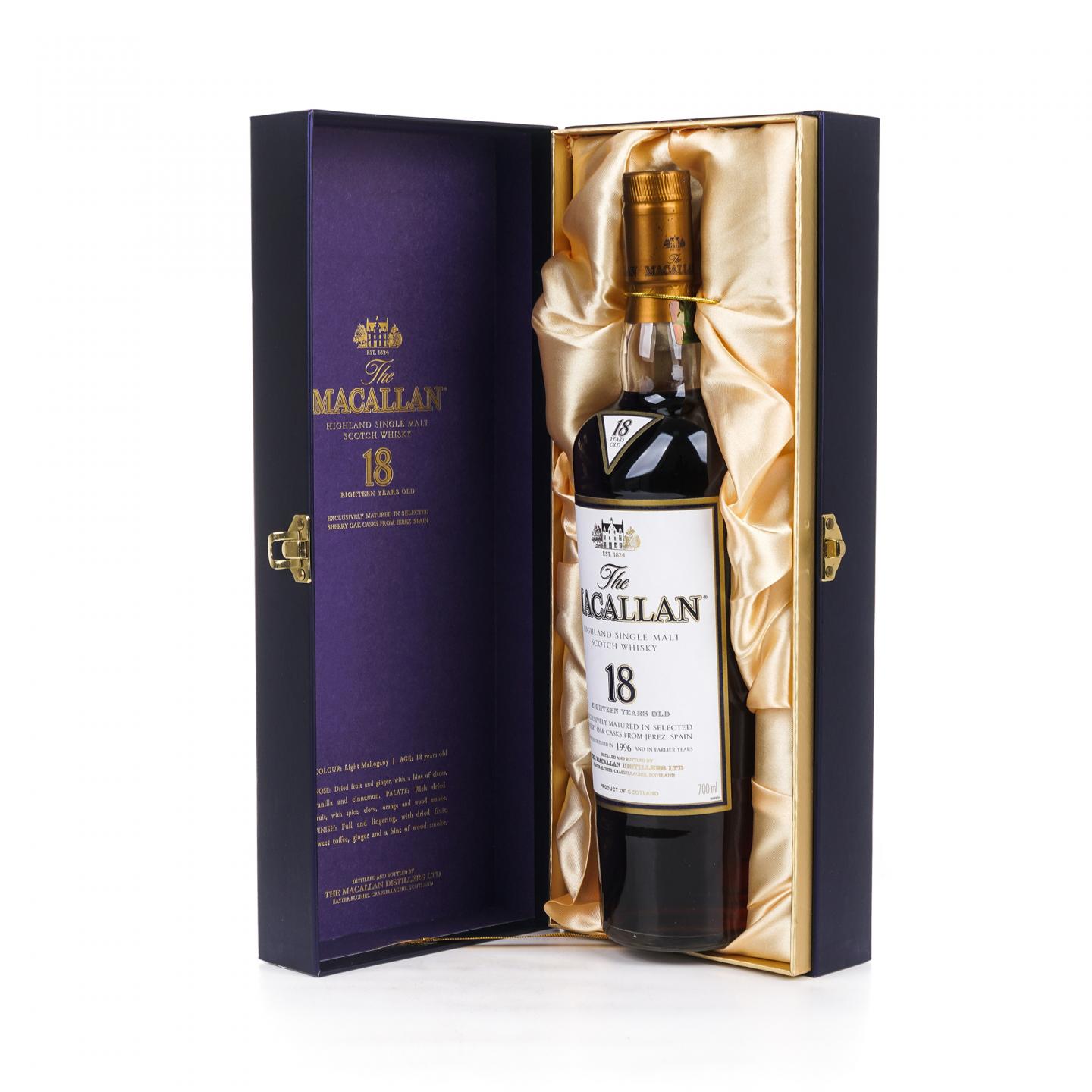 Macallan 麦卡伦 18年 1996 雪莉桶