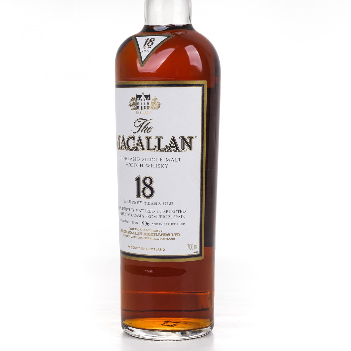 Macallan 麦卡伦 18年 1996 雪莉桶